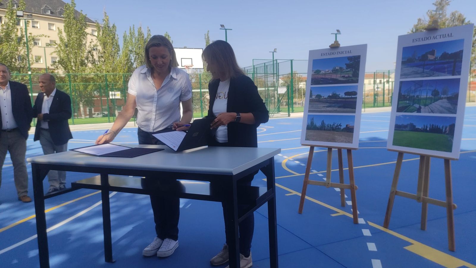 Renovadas las instalaciones deportivas del CIFP ‘Ciudad de Zamora’: este es su estado actual.