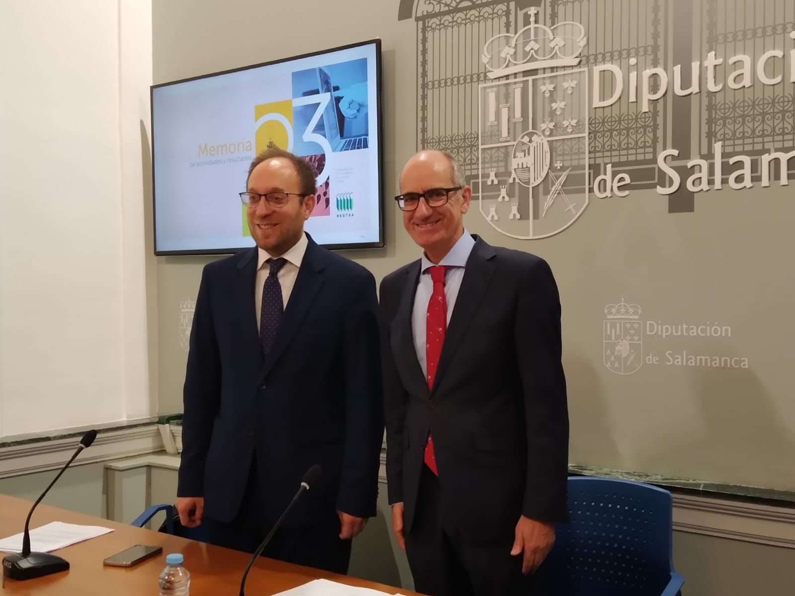 Marcos Iglesias y Javier Iglesias presentan los resultados de REGTSA de 2023
