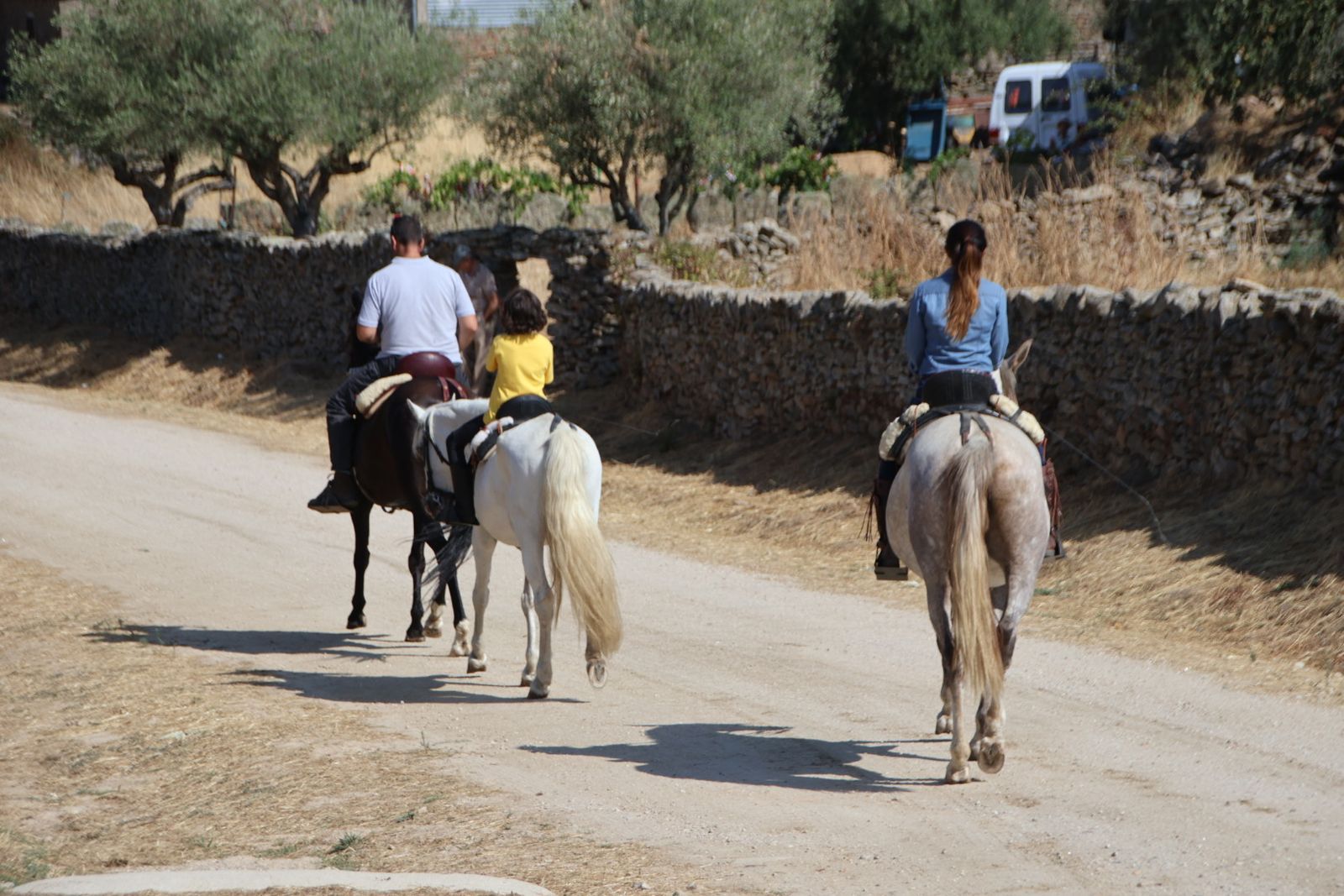 Lumbrales encierro a caballo