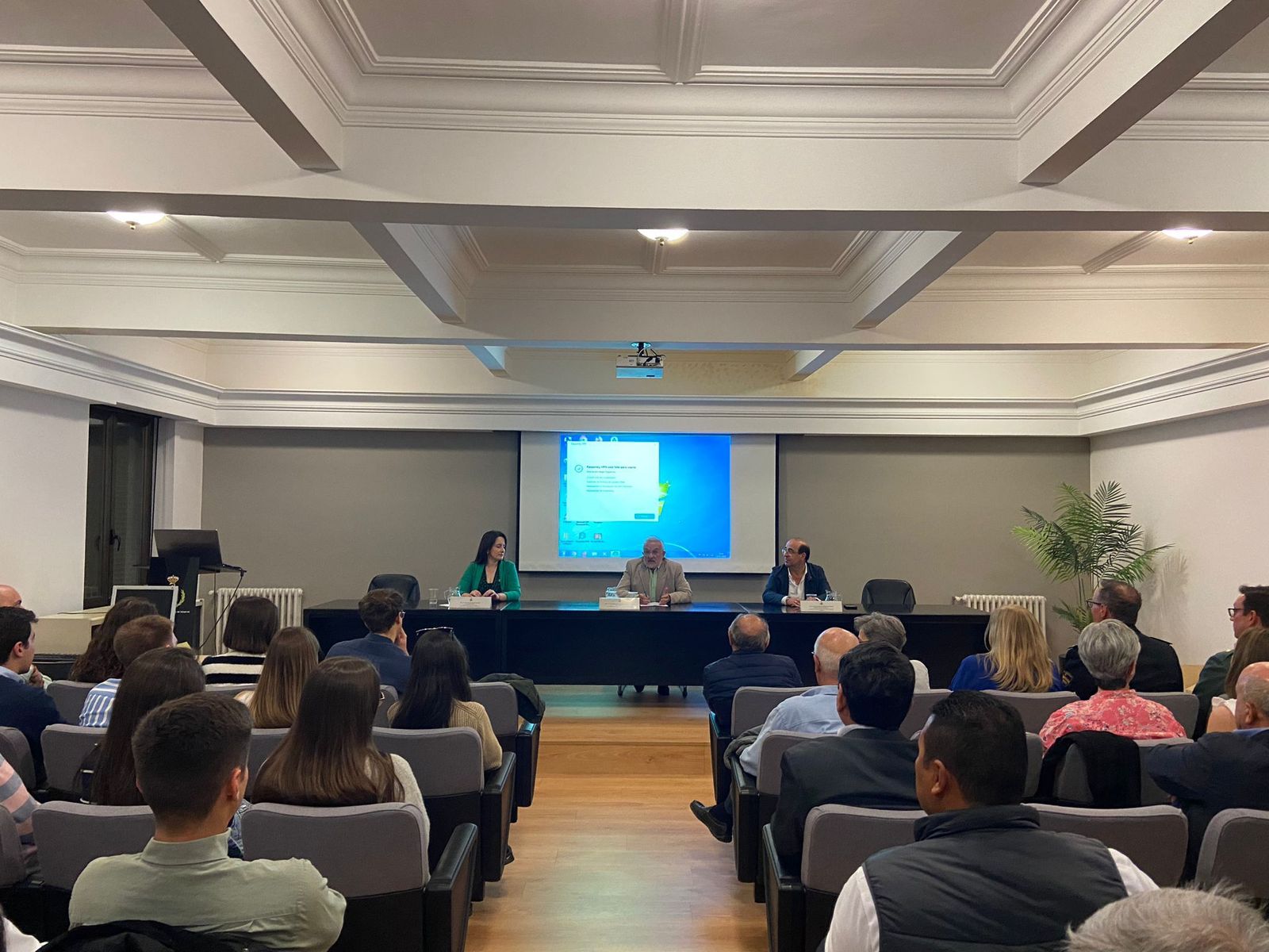 Un acto en el Colegio de Médicos de Zamora. Archivo