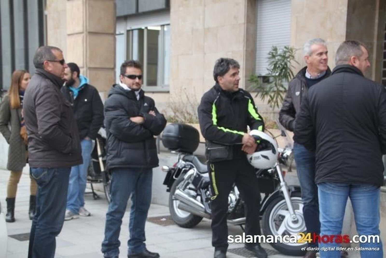 Concentración de la Policía Nacional