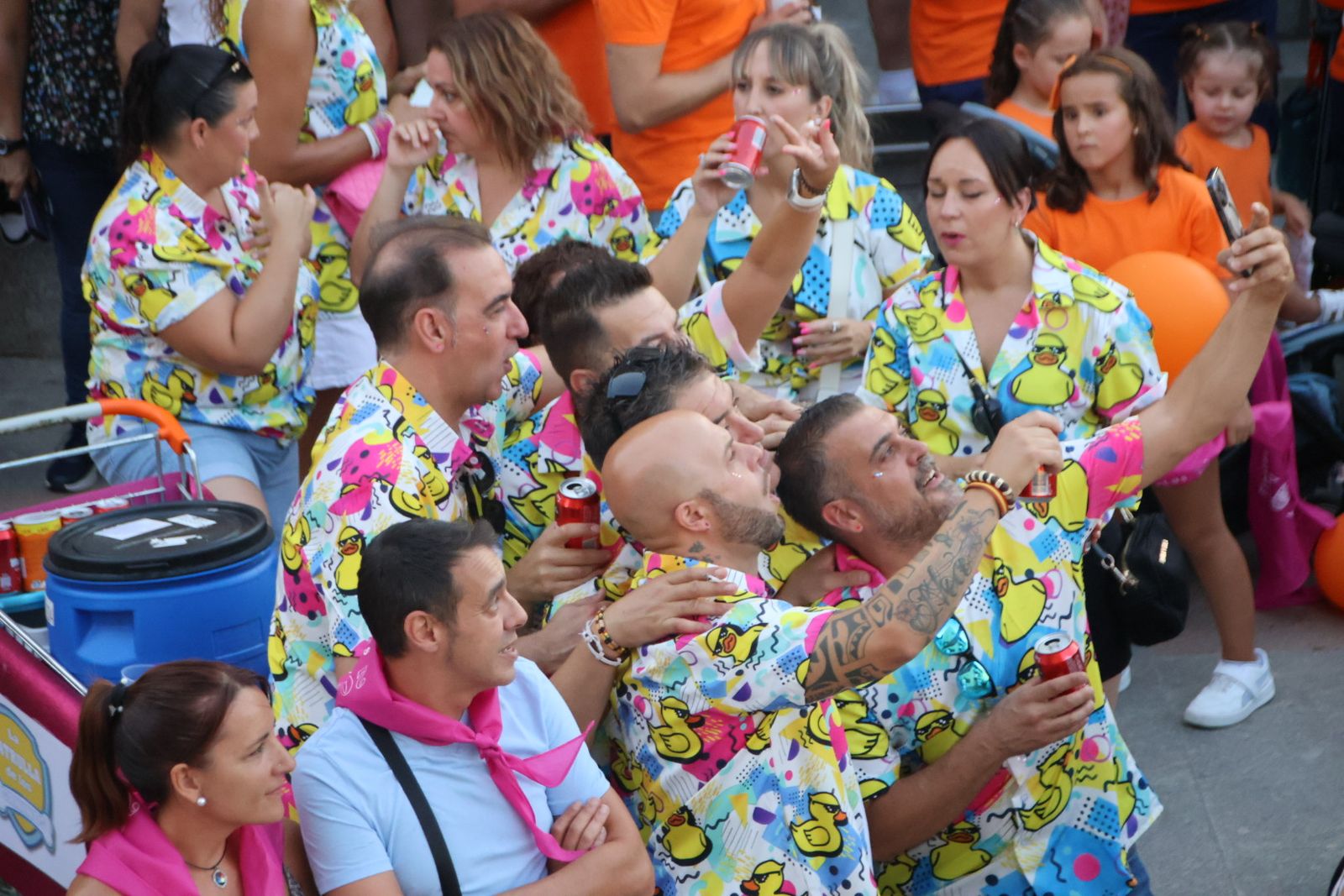 Chupinazo en Carbajosa con batucad