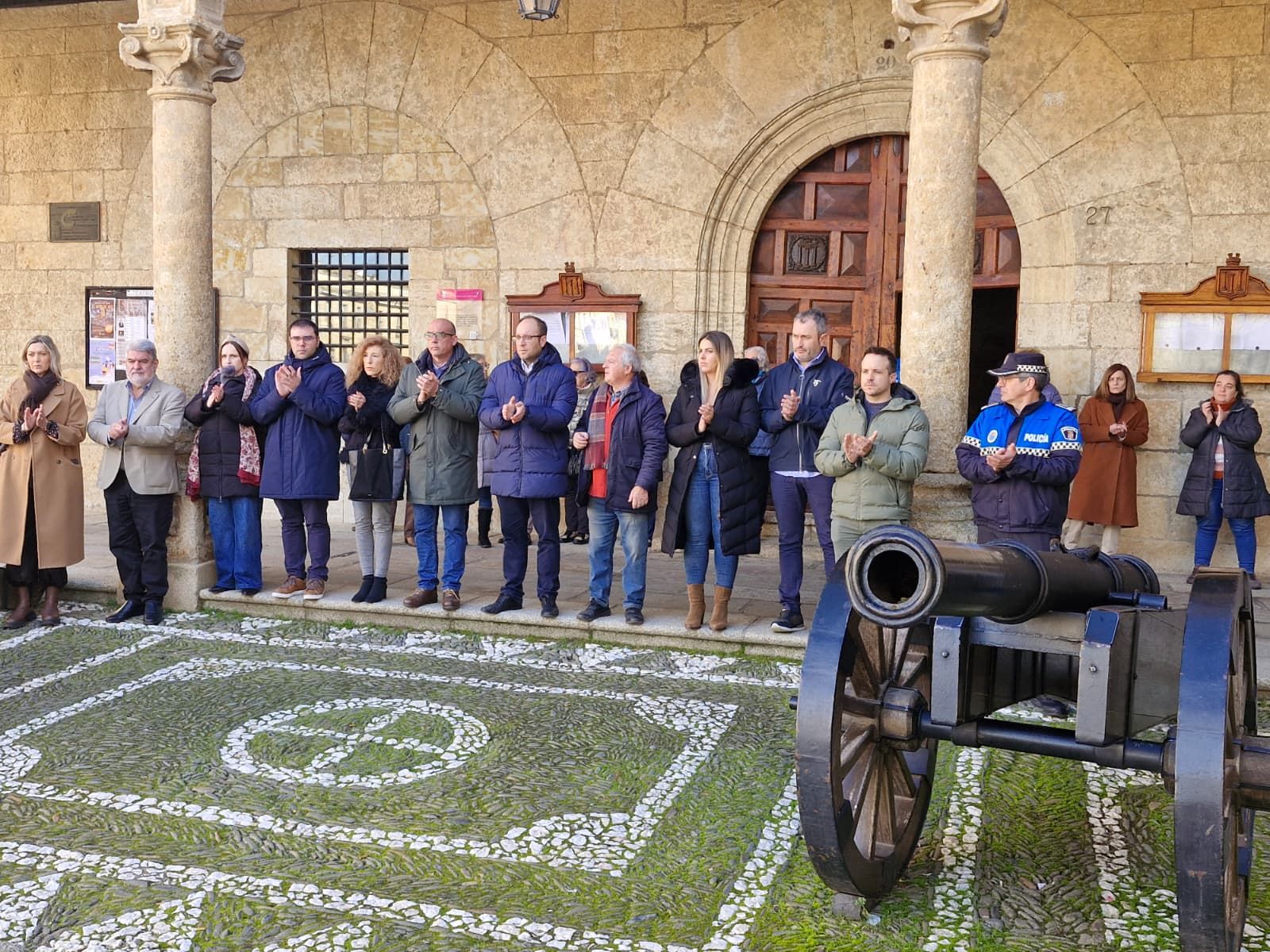 Minuto de silencio Adamuz Ciudad Rodrigo
