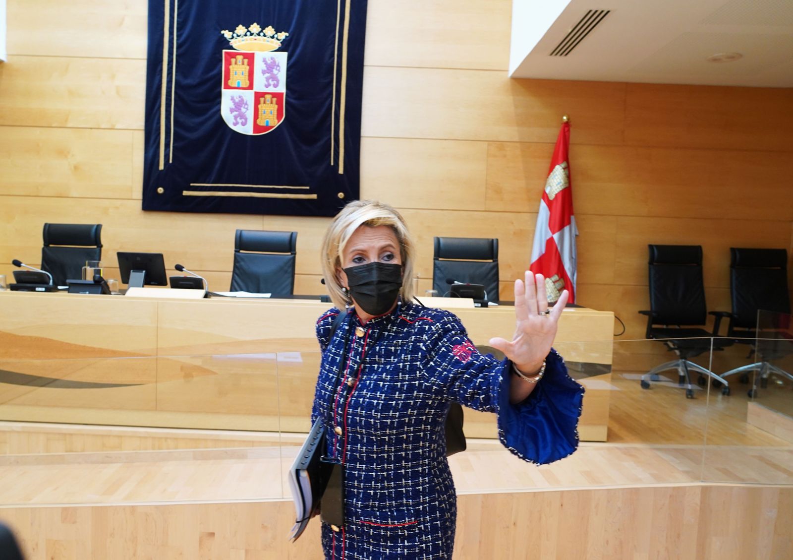 Verónica Casado, consejera de Sanidad de Castilla y León. Foto ICAL.