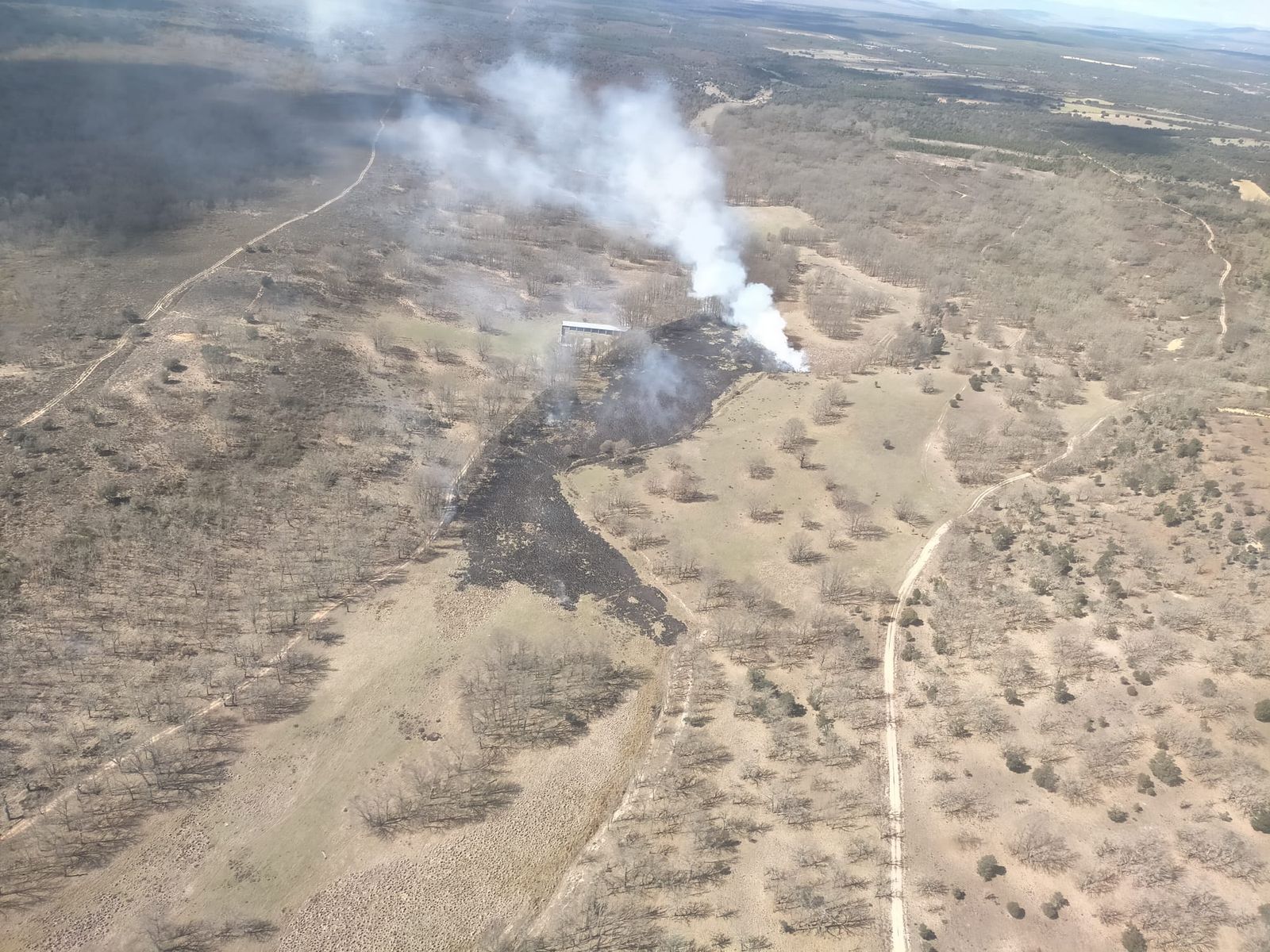 Incendio en San Pedro de Ceque