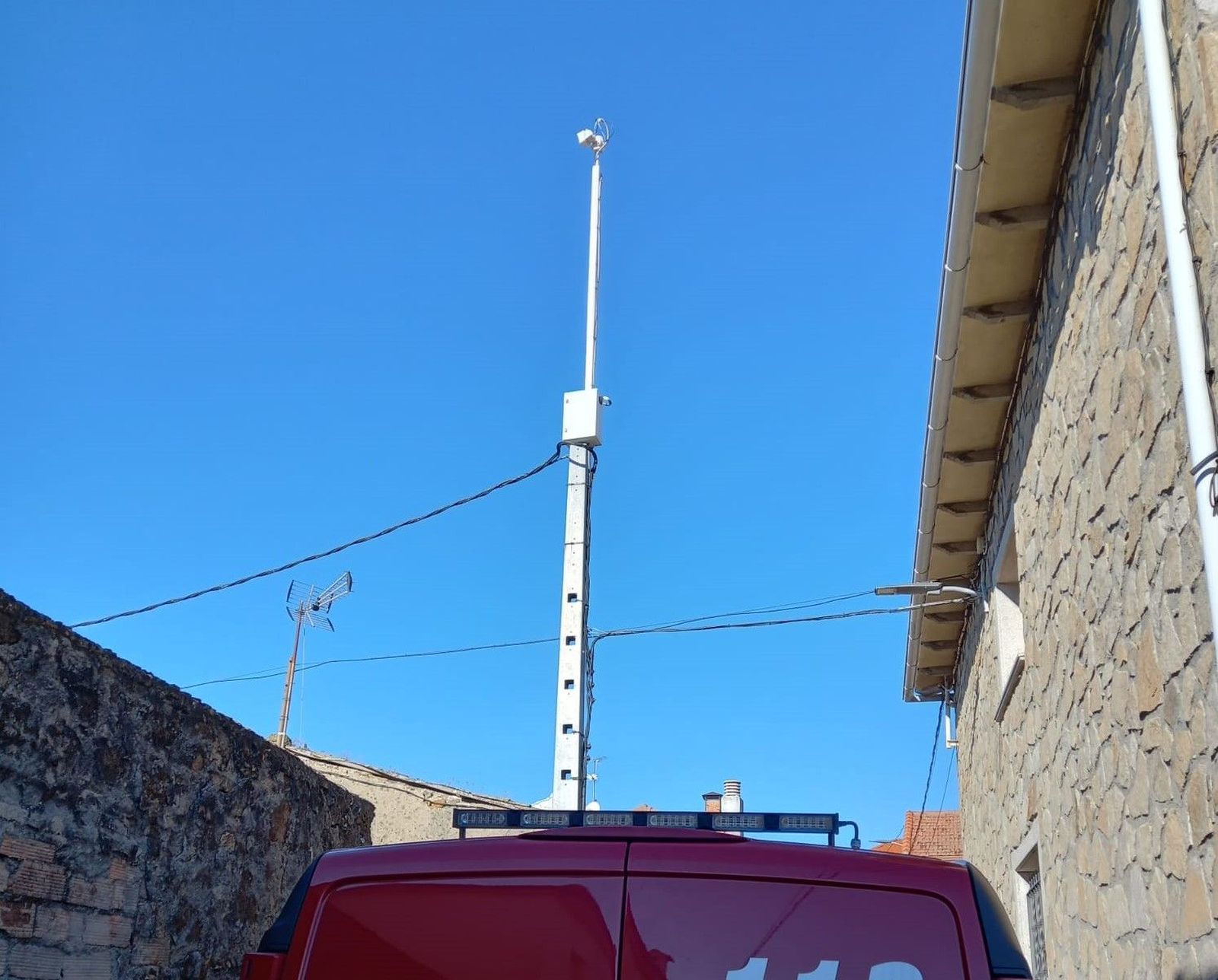 Cámara vigilancia incendios en El Payo