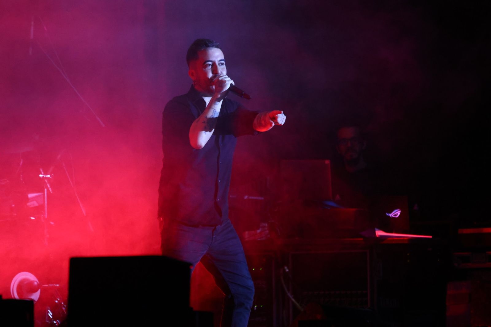 Concierto de Beret en la Plaza de la Concordia