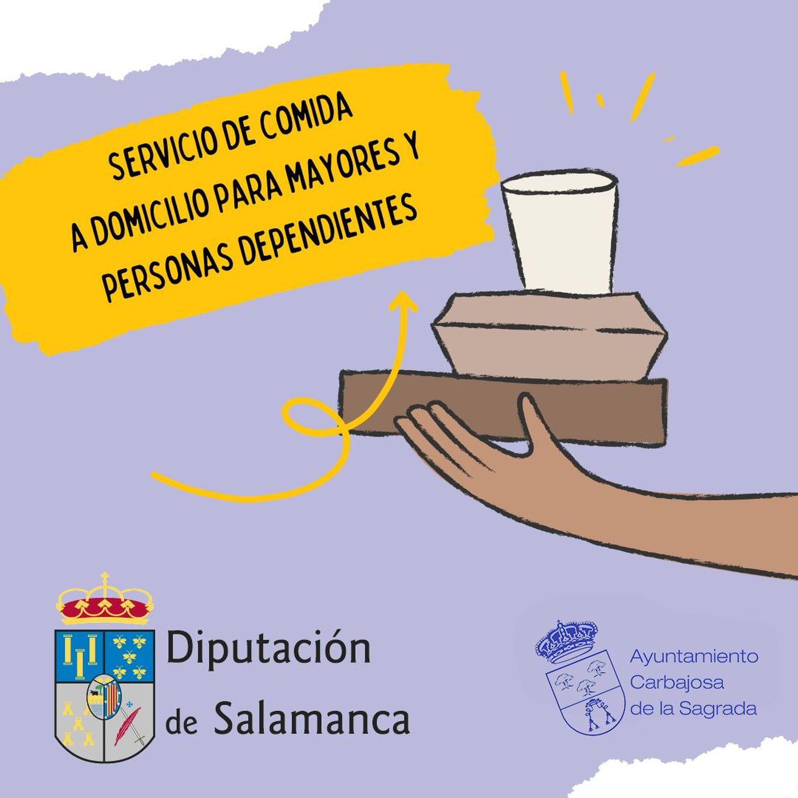 SERVICIO COMIDA A DOMICILIO MAYORES Y DEPENDIENTES