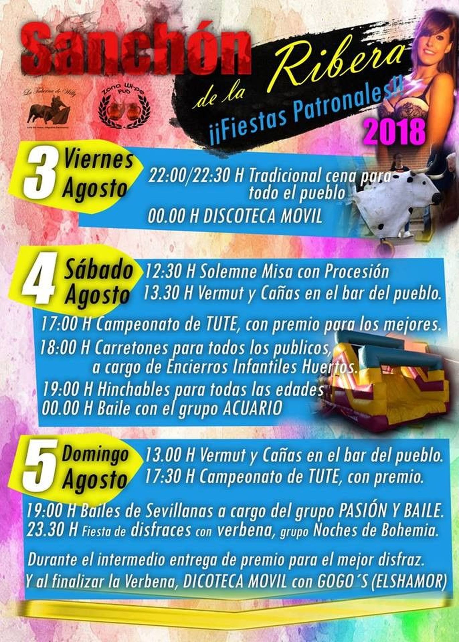 Sanchu00f3n de la Ribera fiestas patronales
