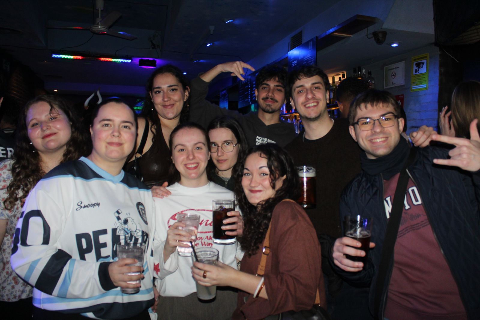 Salamanca de noche, sabado 28 de febrero