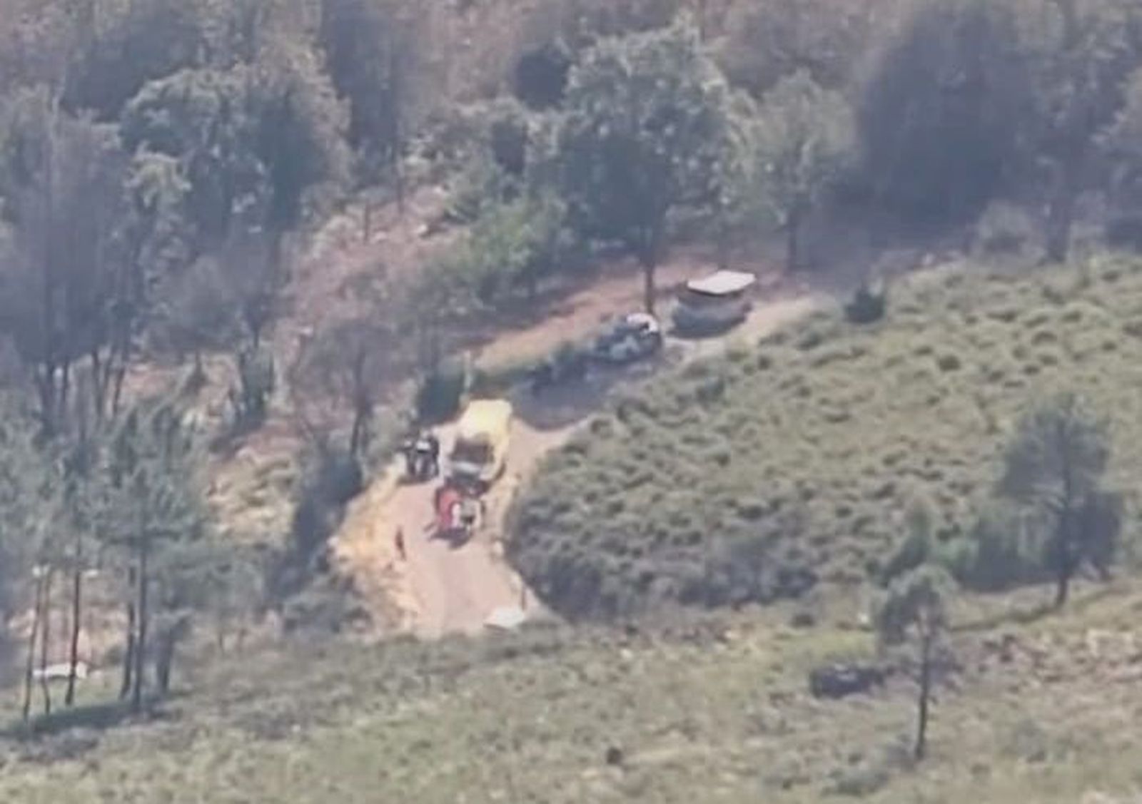 Una mujer trasladada en helicóptero al Hospital tras caerse de su moto y romperse la pierna en Monsagro