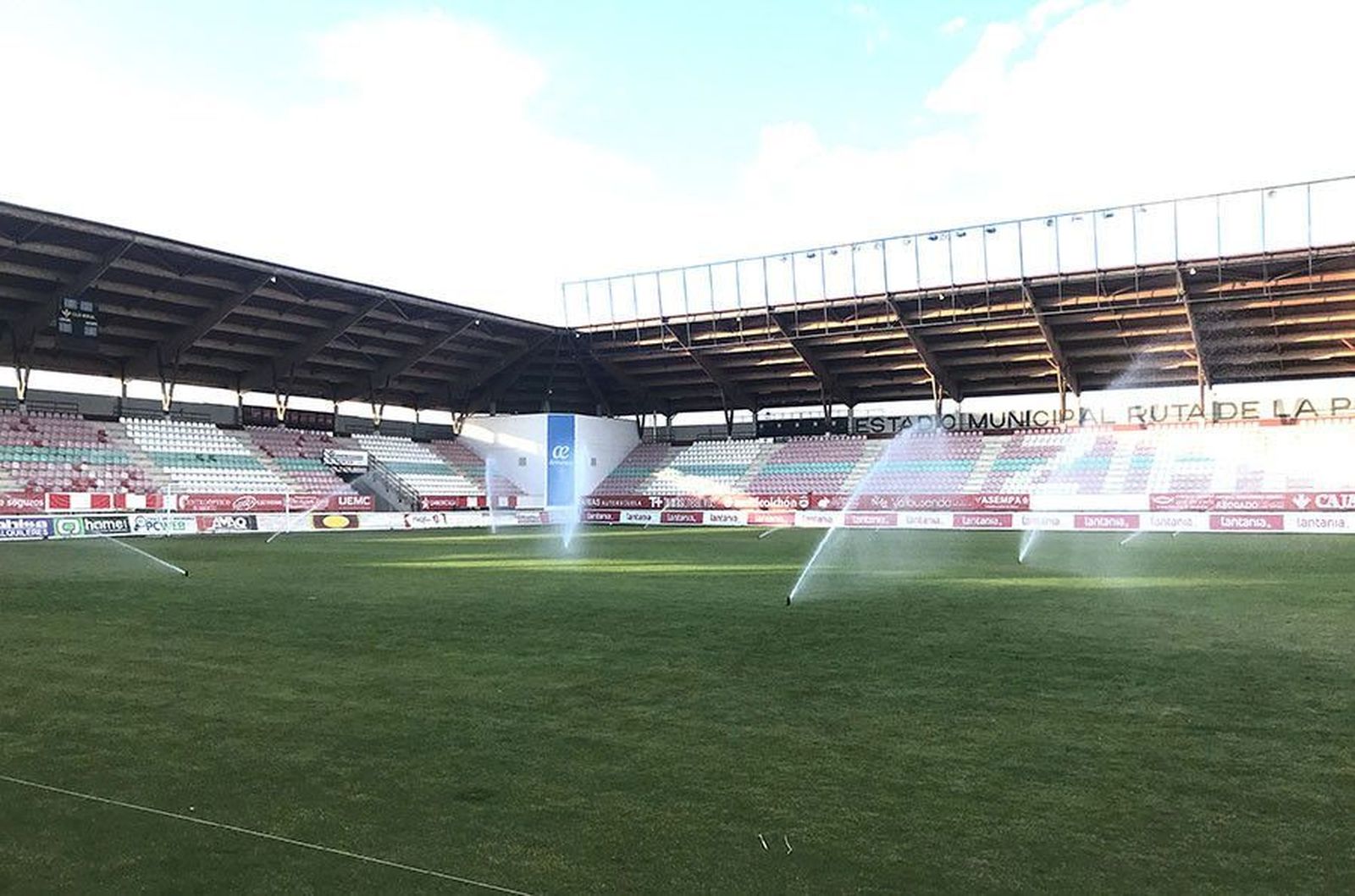 Interior del estadio Ruta de la Plata