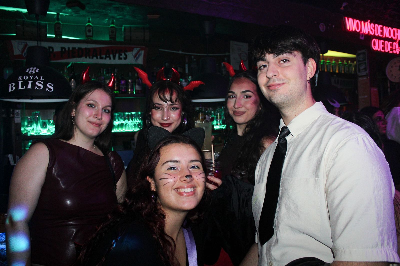 Salamanca de noche, viernes 31 de octubre