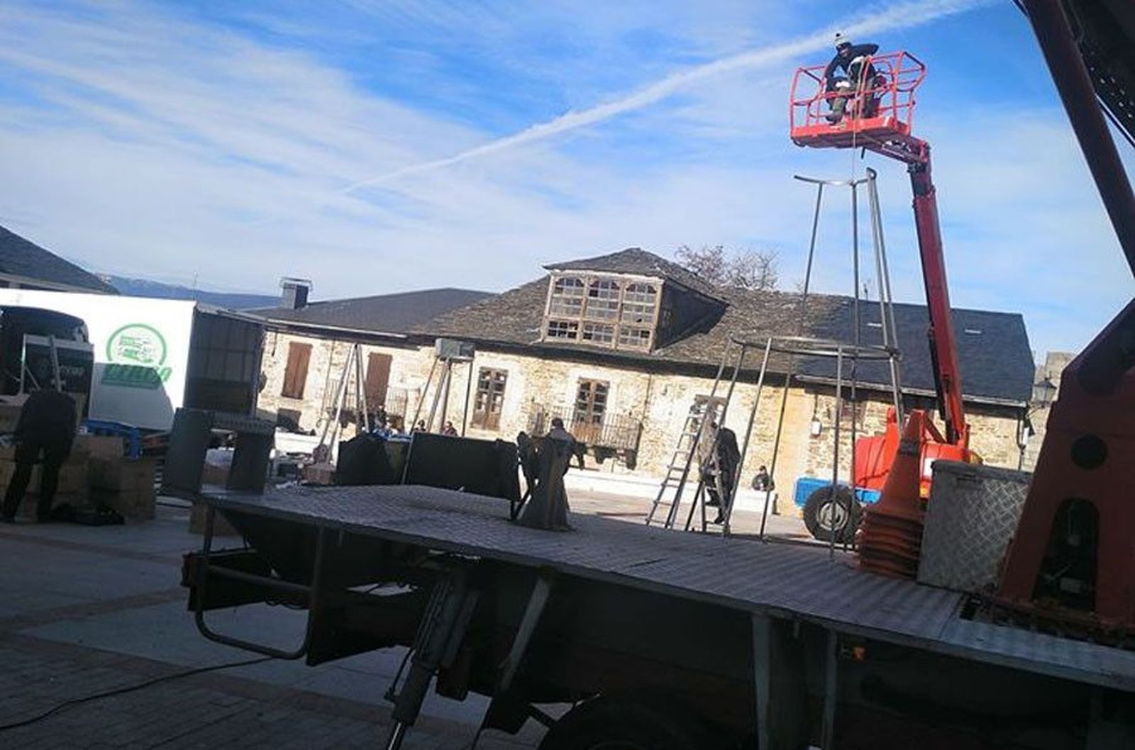 Montaje luces navidad sanabria