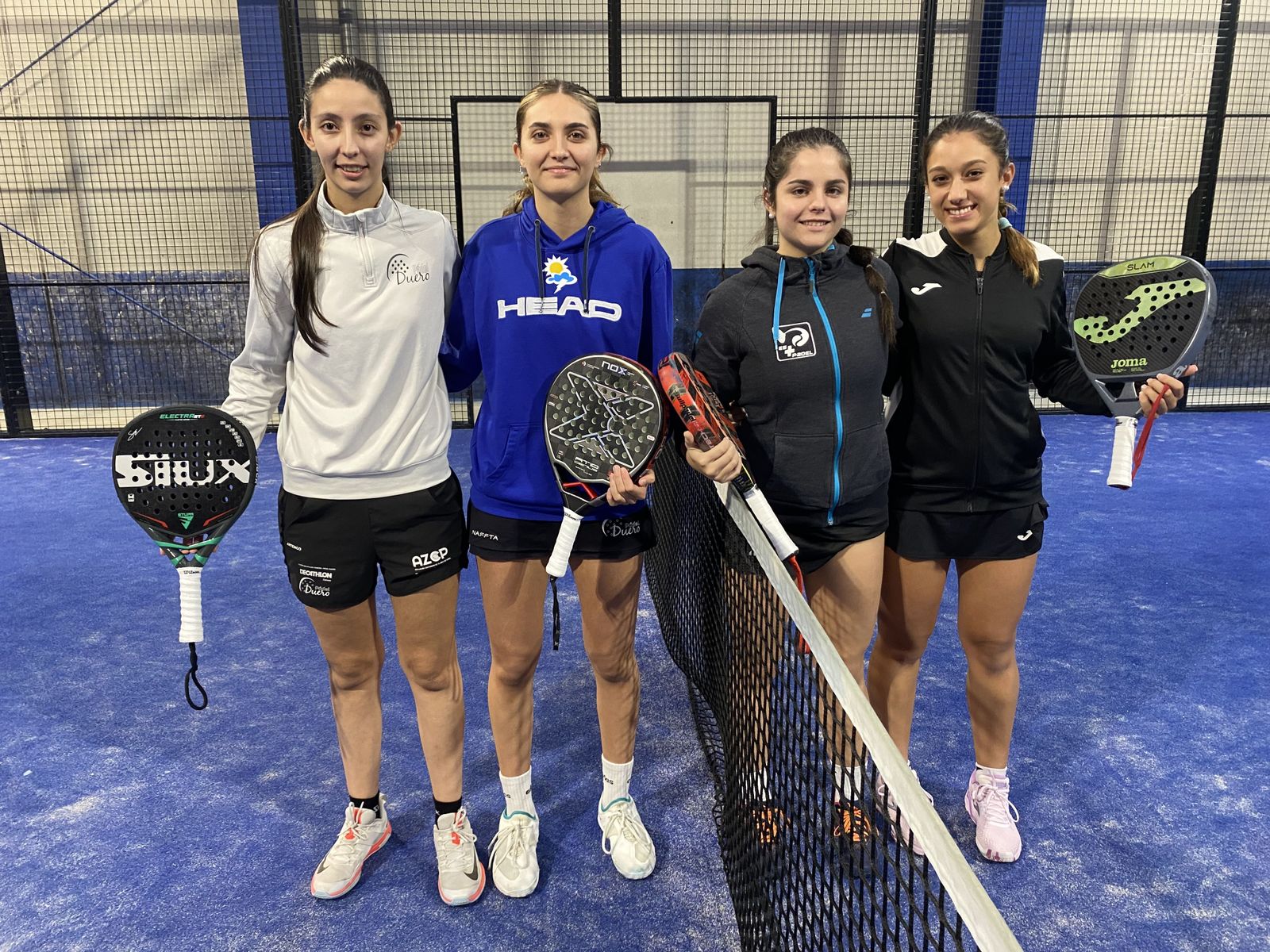 Participantes del cuadro femenino del Open de España Ciudad de Benavente.