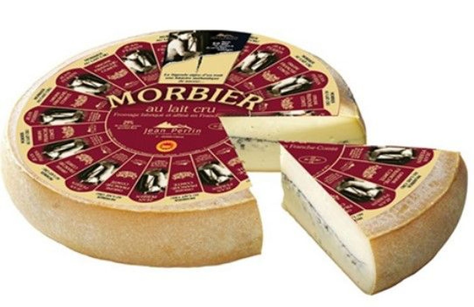 Tabla Morbier de la marca Jean Perrin de 300 gramos. Foto @AESAN_gob_es
