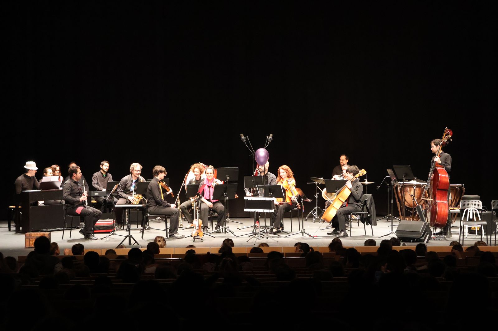 Concierto para escolares del Conservatorio de Música de Zamora. Archivo