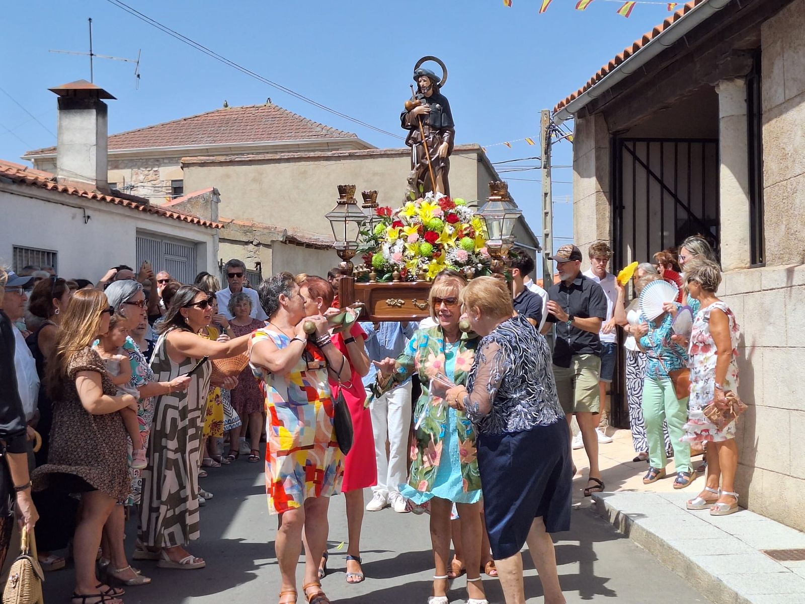 Valdelosa misa y procesión de San Roque