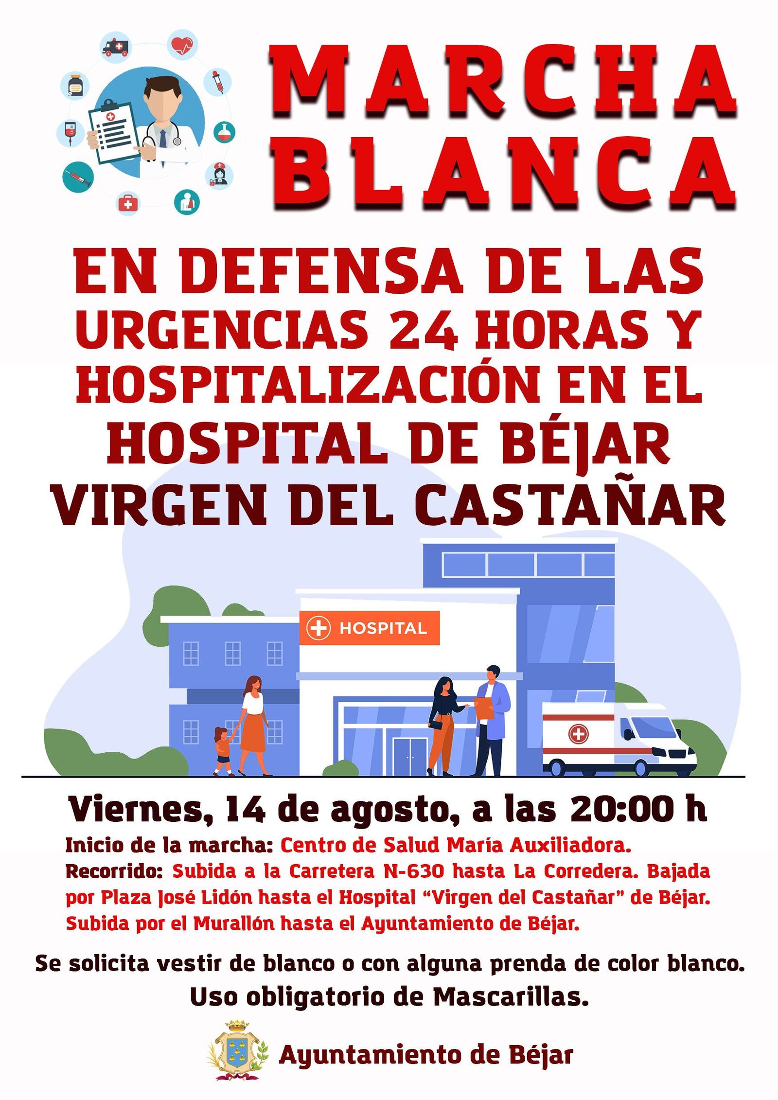 CARTEL MARCHA BLANCA