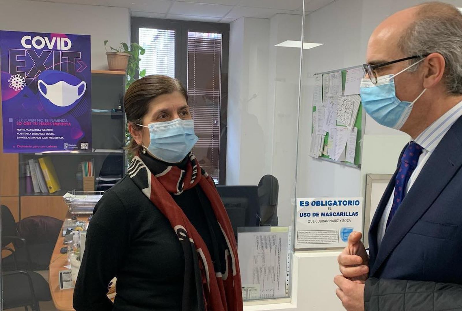 Javier Iglesias visita el CEAS de Alba de Tormes