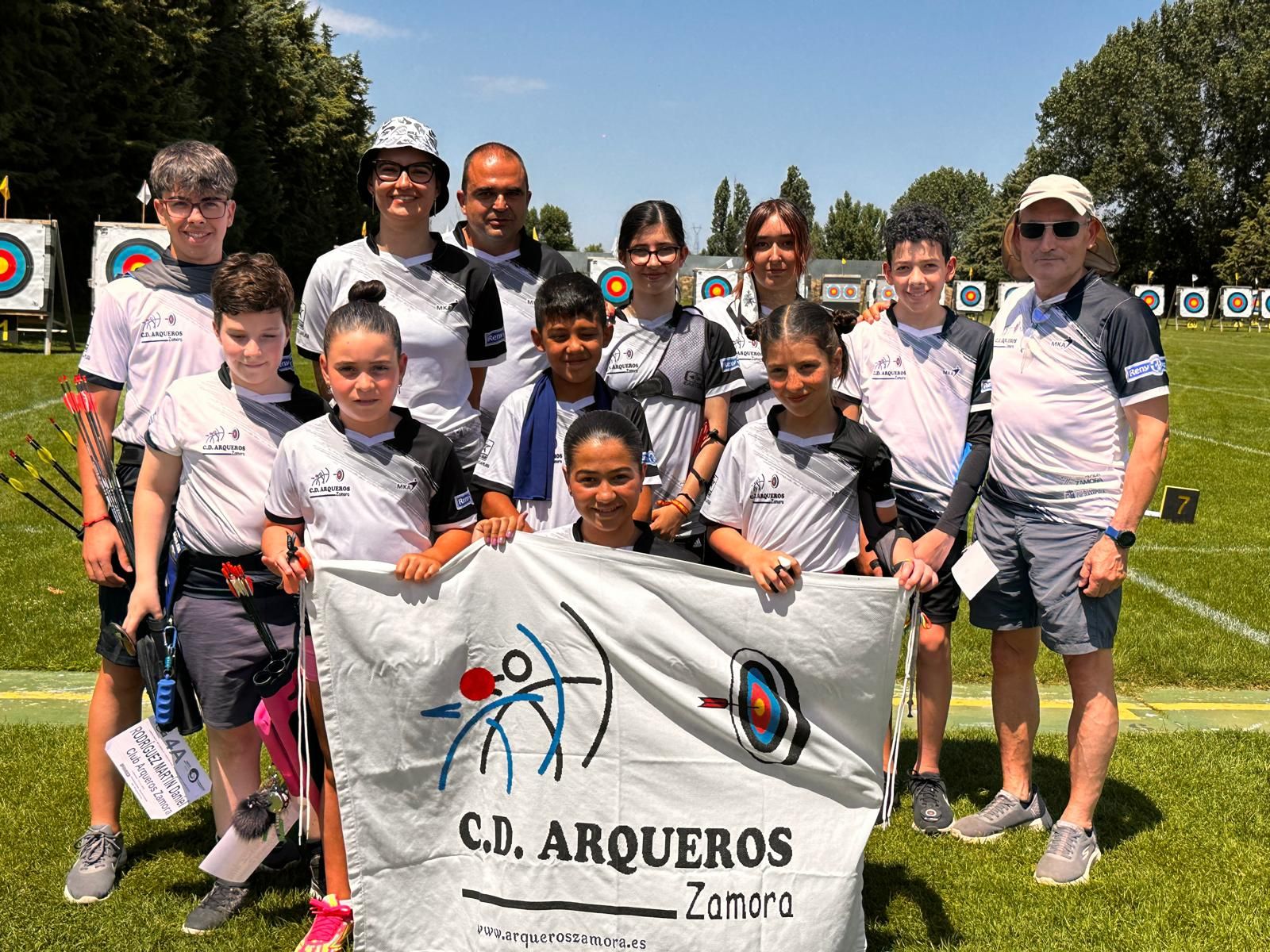 El CD Arqueros Zamora conquista el Campeonato Territorial con 14 medallas