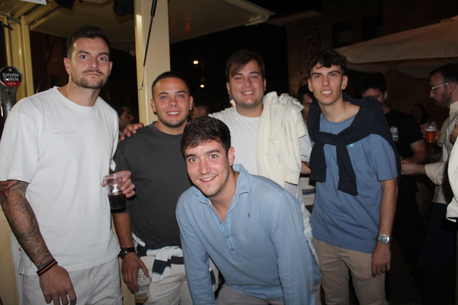 Ambiente en la Feria de Día en la tarde de este