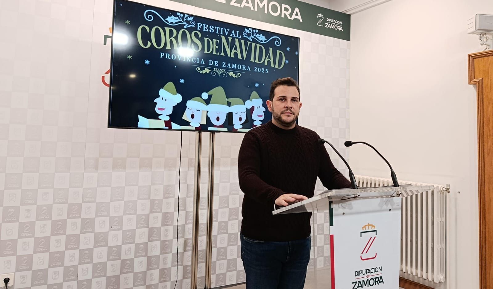 Un instante de la rueda de prensa