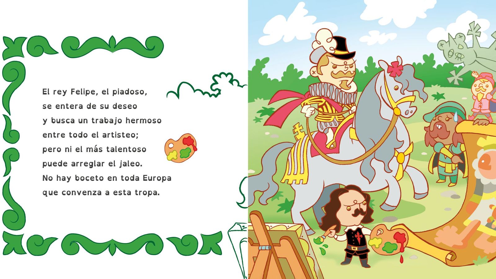 Una página del cuento