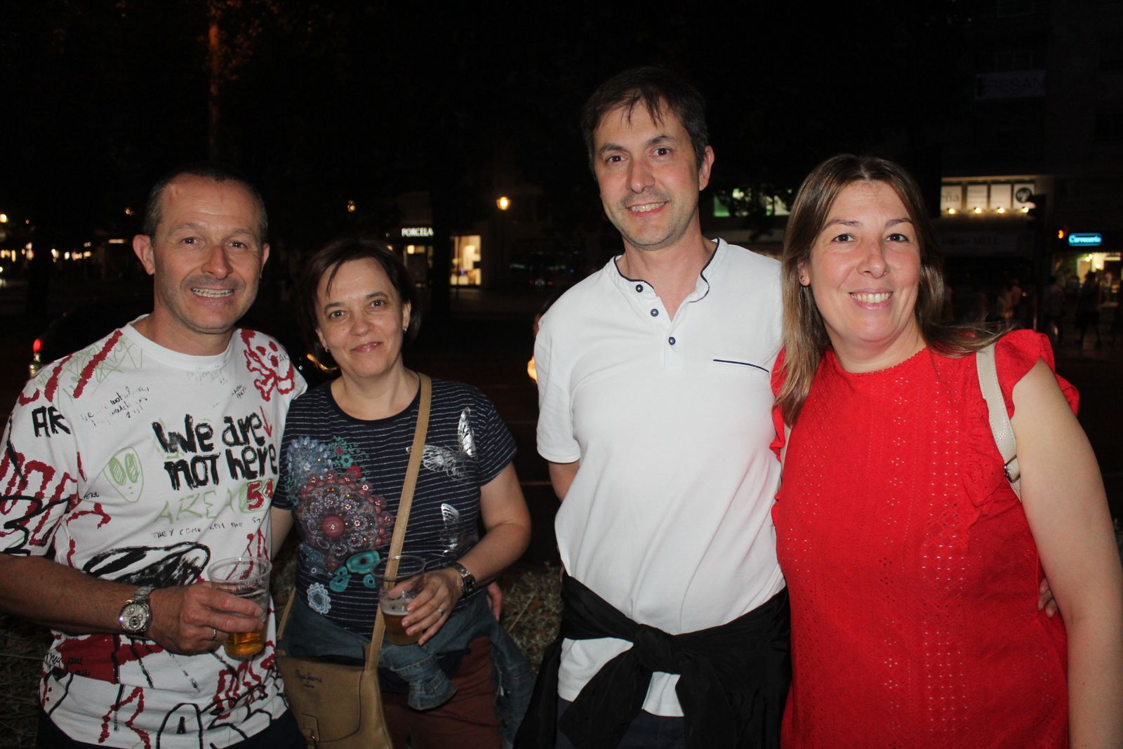 Gran afluencia en las casetas de la Feria de Día en la primera noche de las Ferias y Fiestas de Salamanca