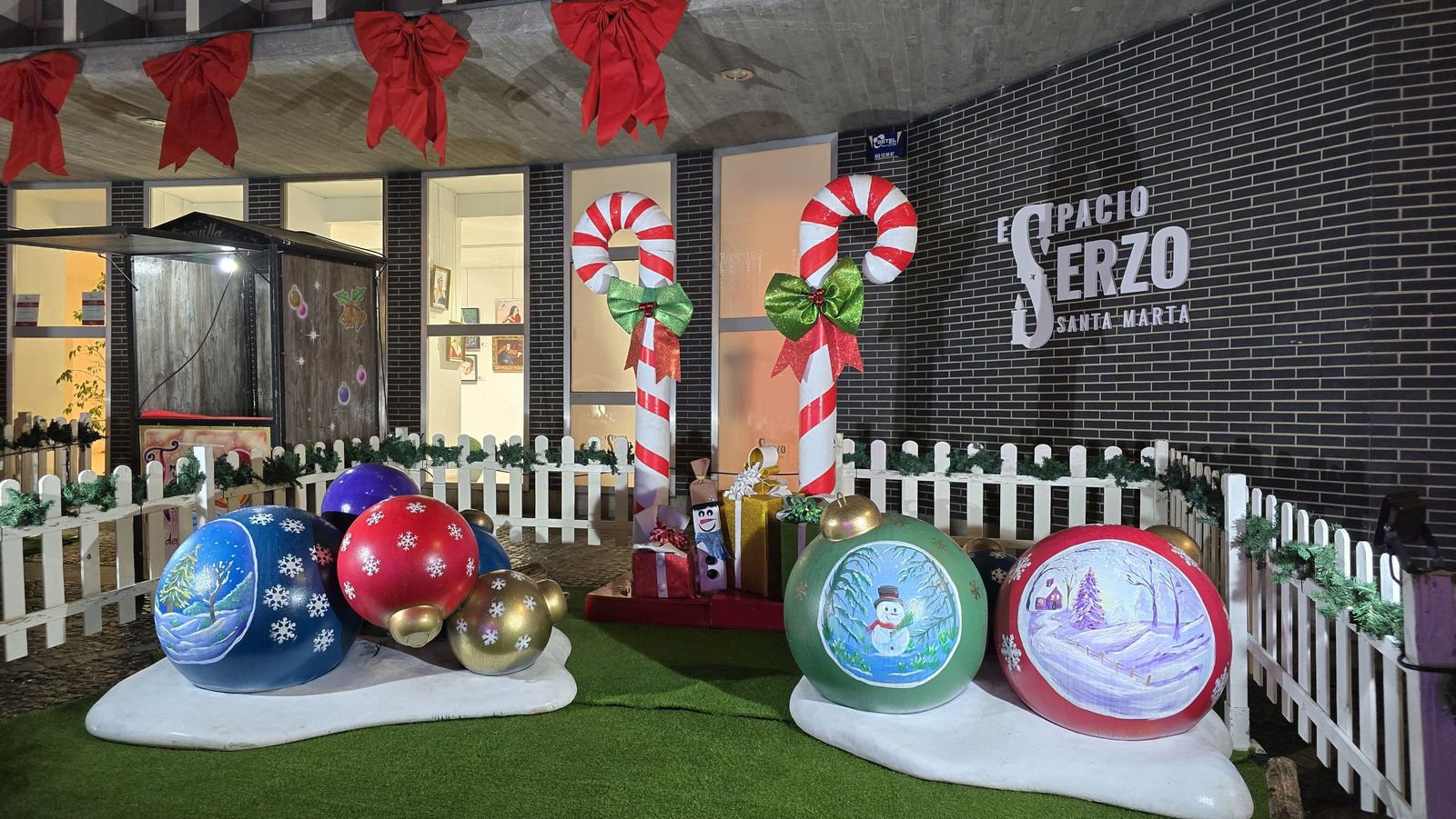 Inauguración de la Navidad en Santa Marta