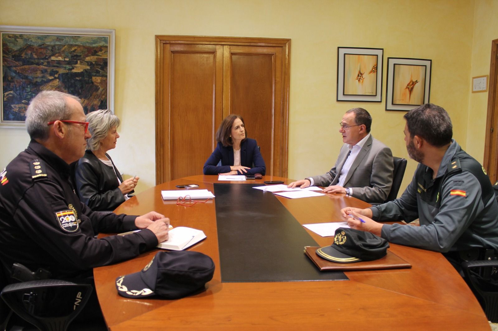 Imagen de la reunión semanal de coordinación celebrada en la subdelegación del Gobierno en Zamora