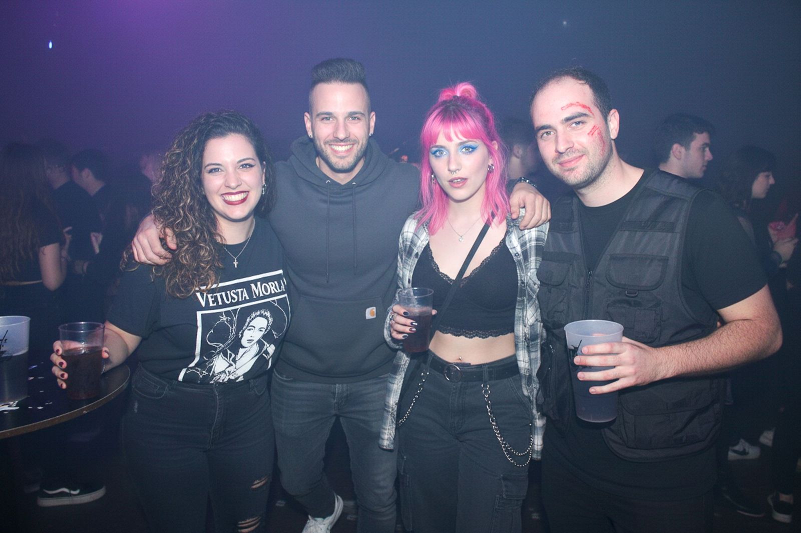 Salamanca de noche, viernes 31 de octubre