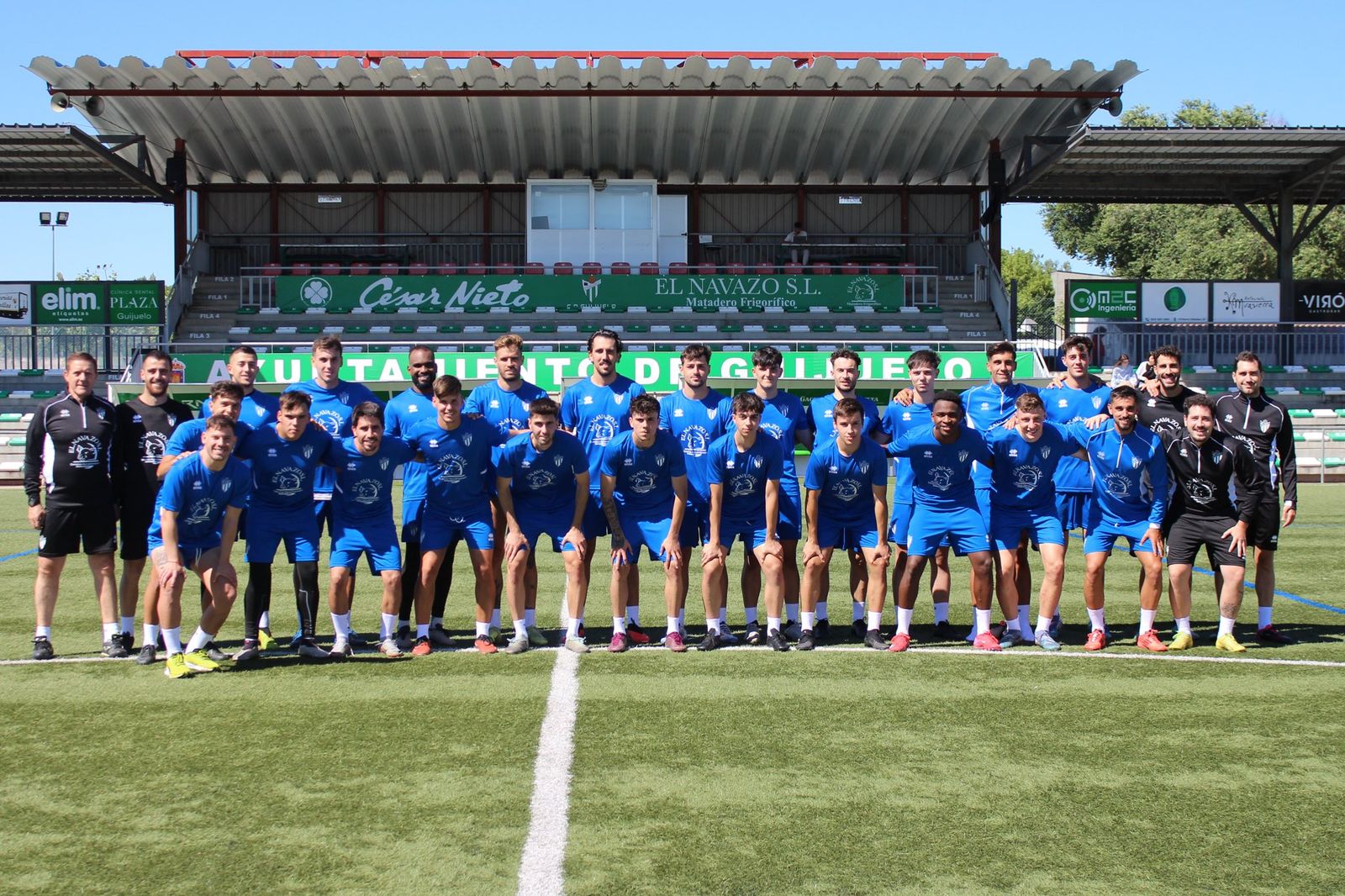 Primer entrenamiento del Guijuelo en la temporada 2025:26