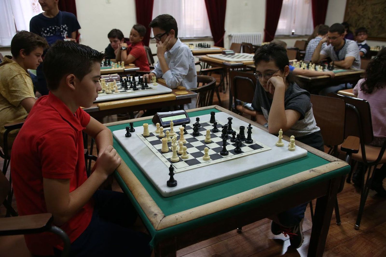 Celia Sánchez, Dante Arroyo, Sergio Alberto Sánchez y Marcos de Pedro, campeones del Torneo Infantil de Ajedrez Ciudad de Salamanca