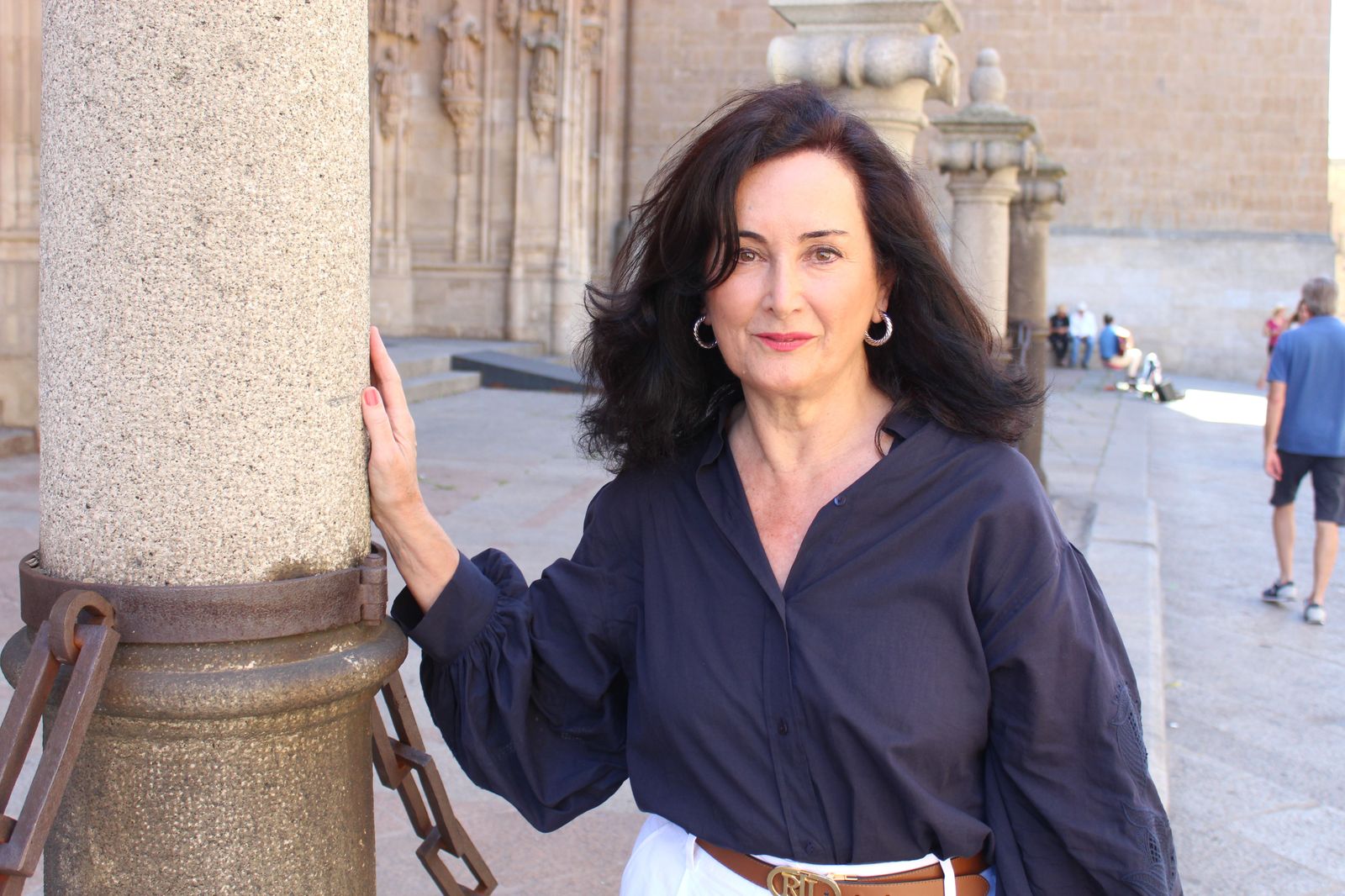 Edurne Uriarte posando para Salamanca24horas | Foto: Carlos H. Gago