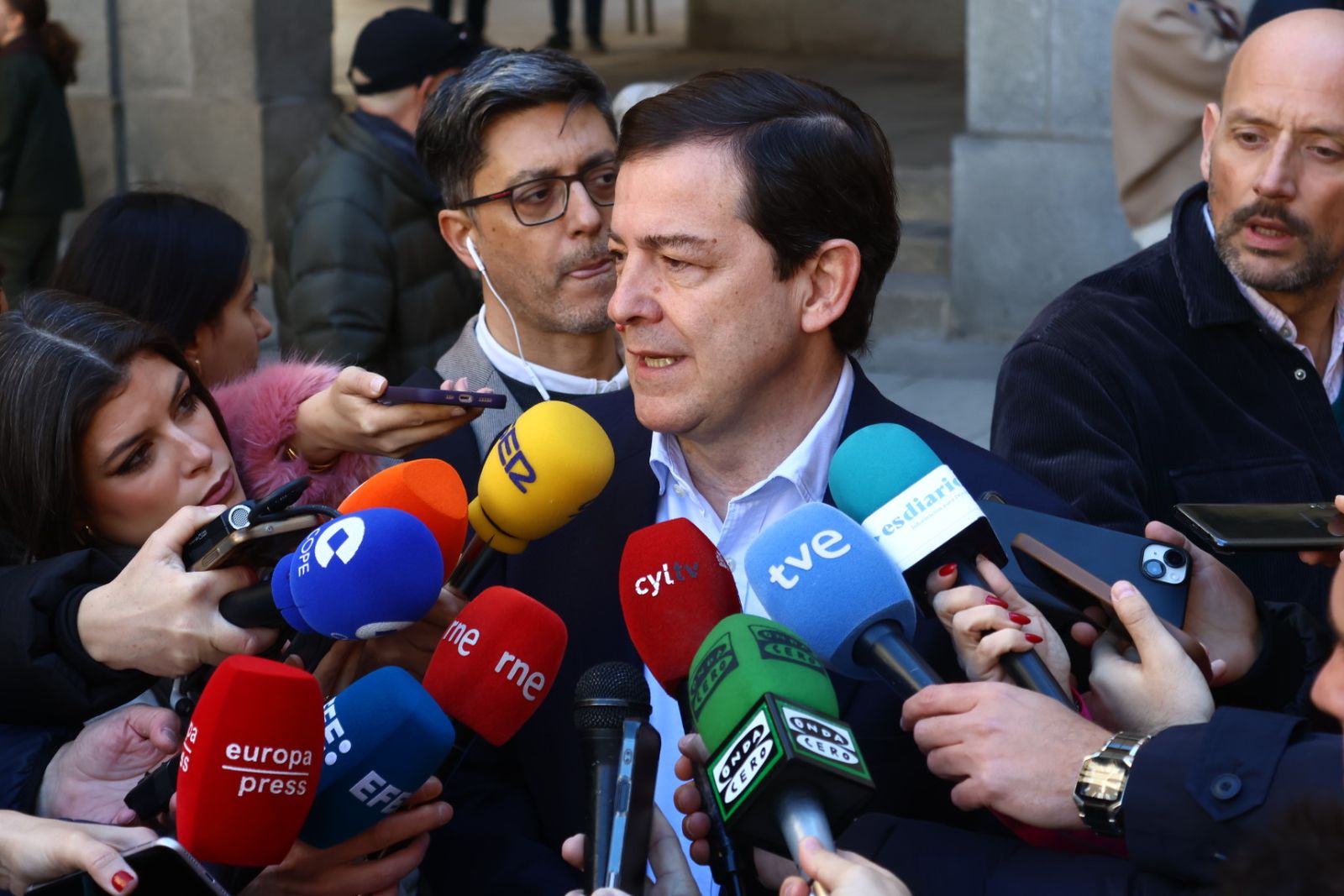 Votación de Alfonso Fernández Mañueco