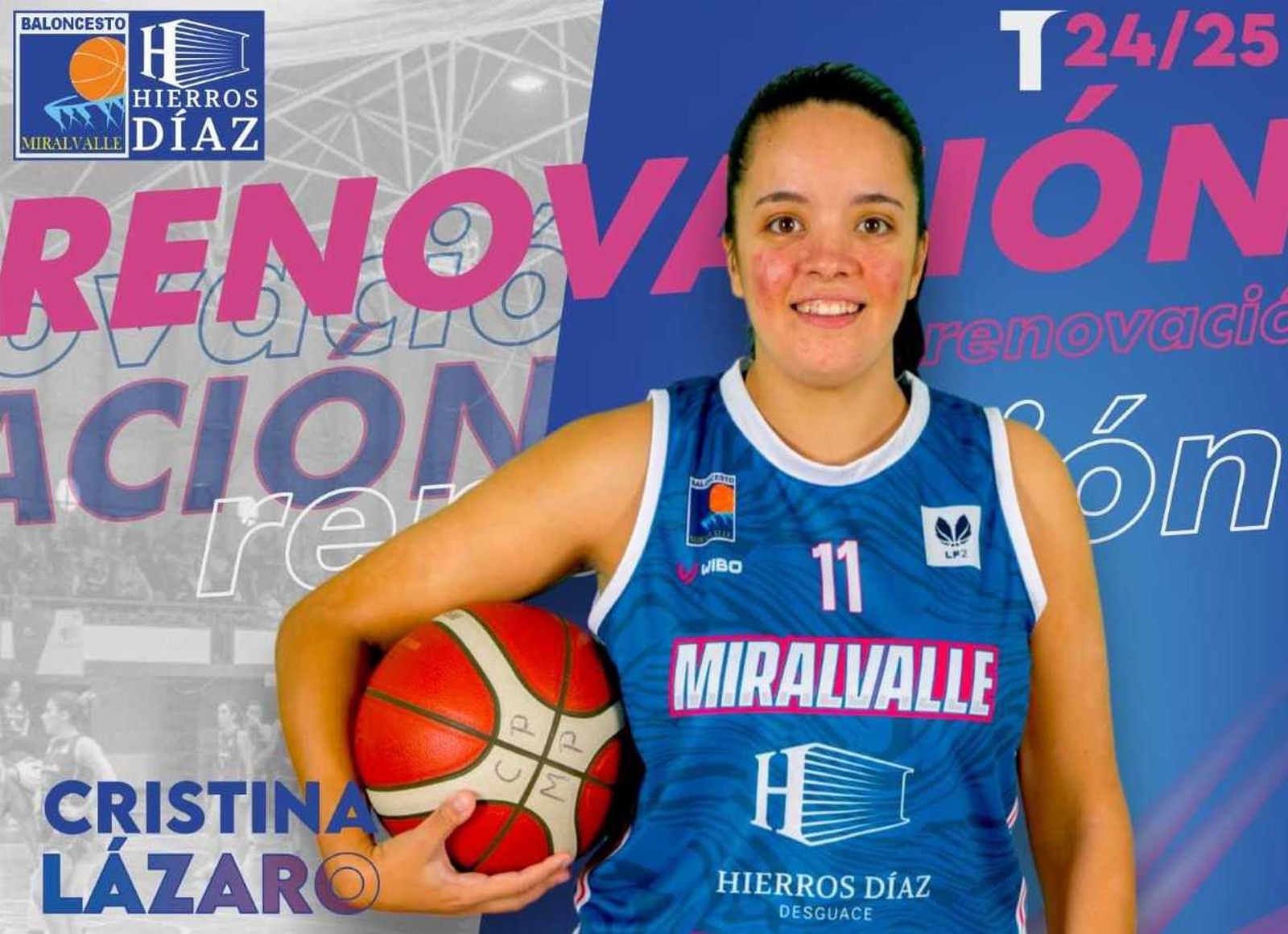 Cristina Lázaro, jugadora de Baloncesto Miralvalle | FOTO MIRALVALLE PLASENCIA