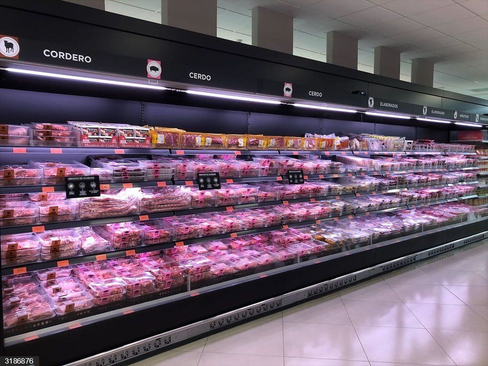 Carne en un supermercado. EP.