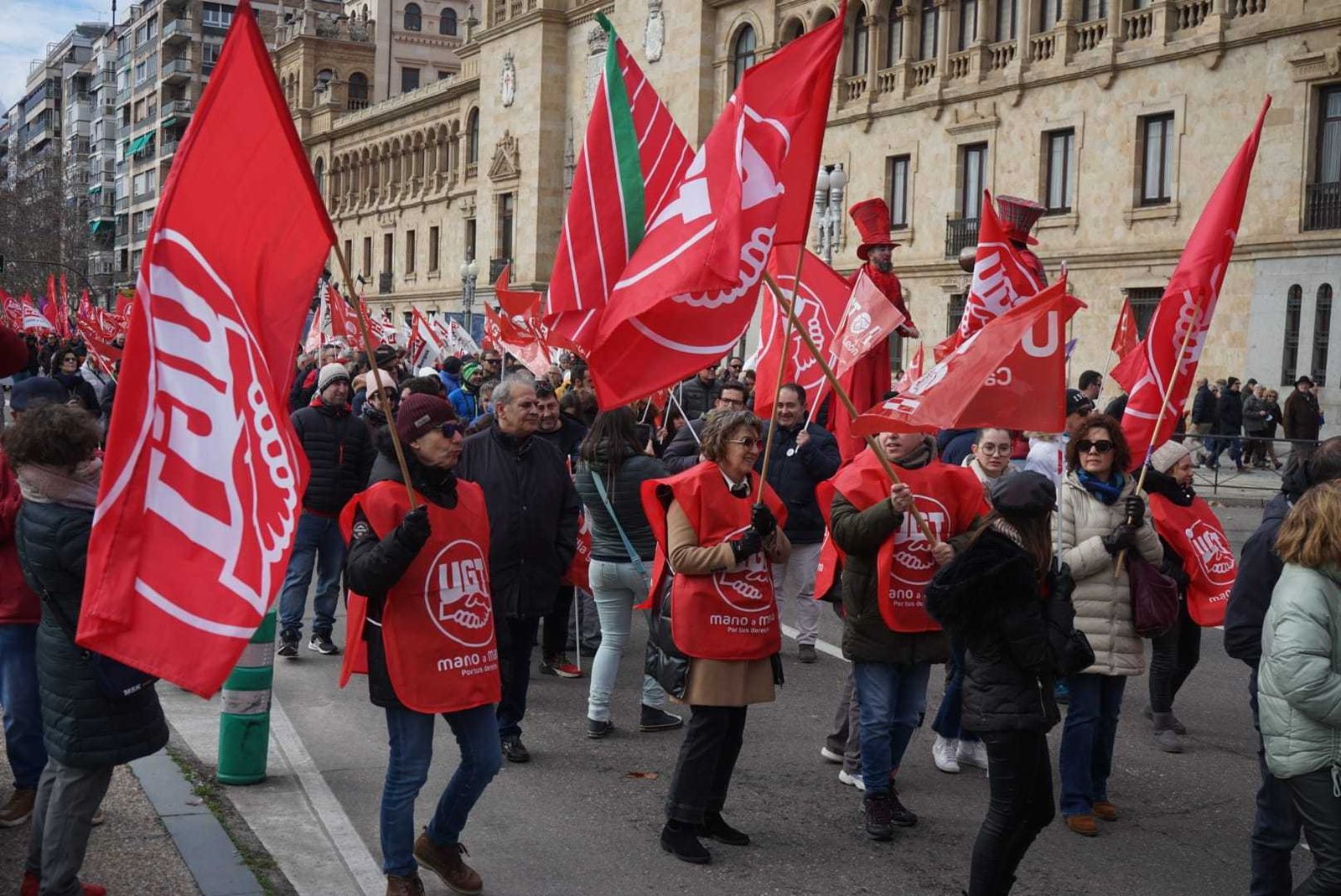 UGT Zamora en Valladolid. Archivo.