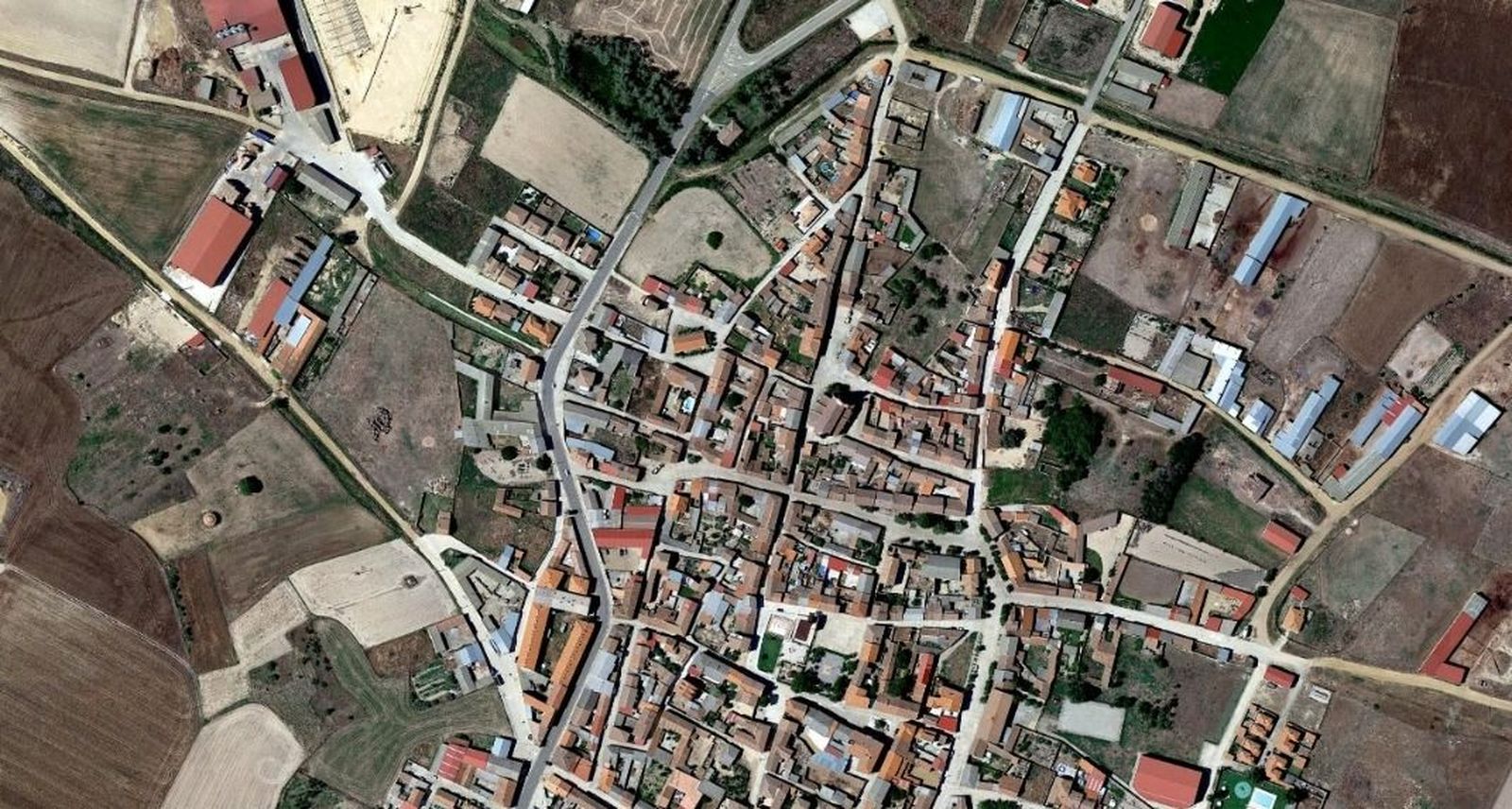 Vista aérea de uno de los municipios con inmuebles embargados