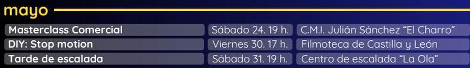 Programación de Salamanca a Tope 2025