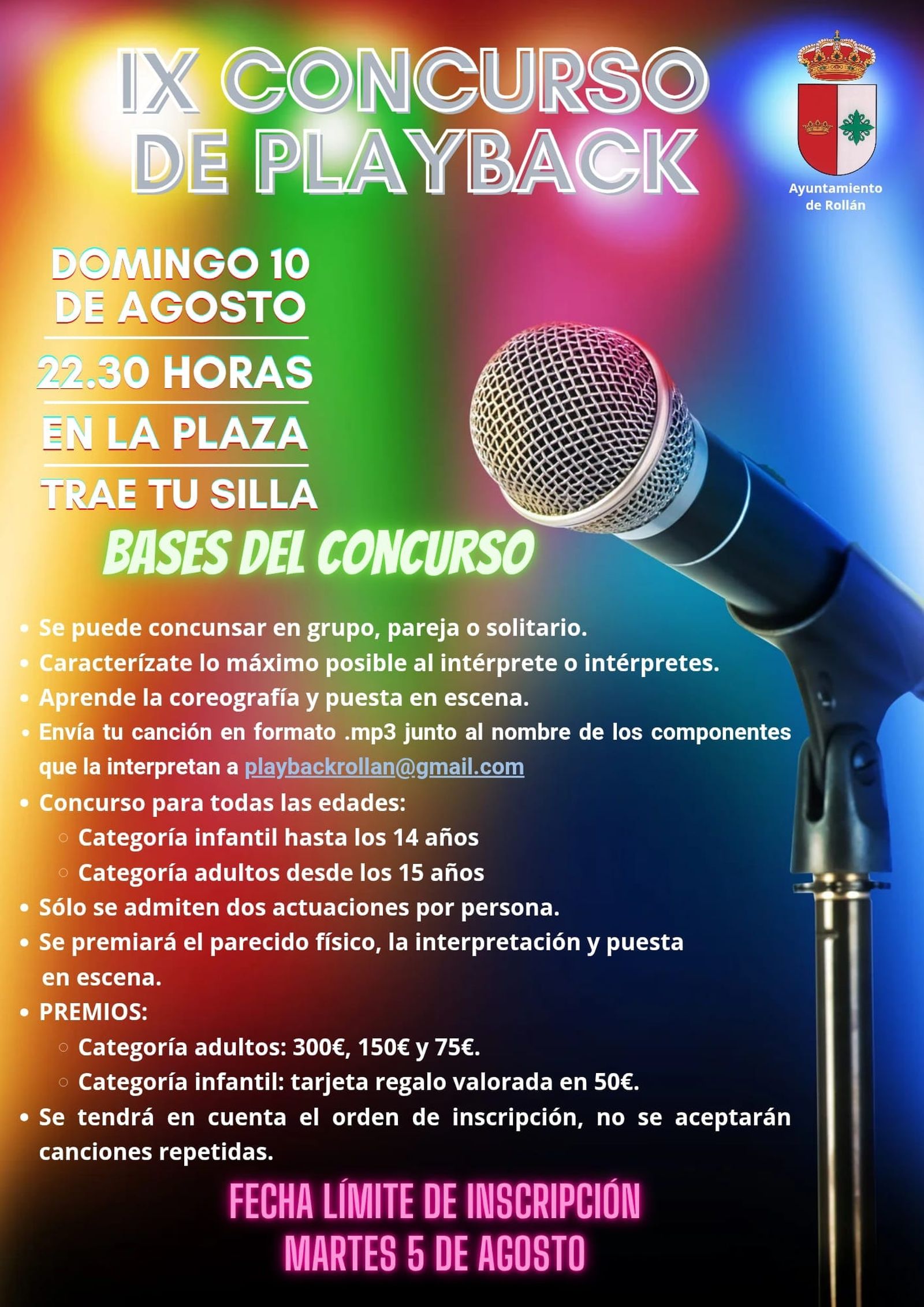 IX Concurso de playback en Rollán