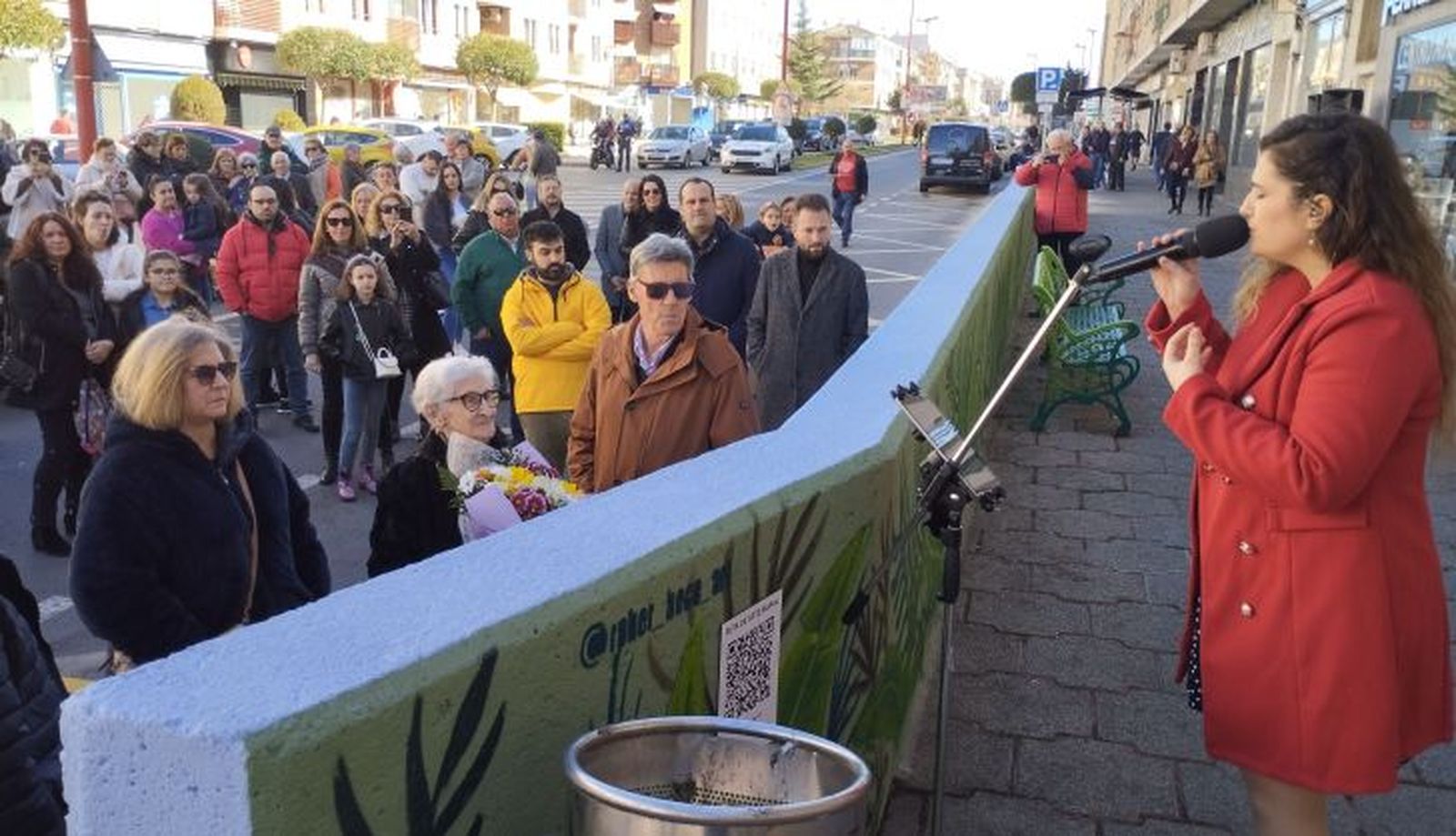 Santa Marta inaugura el mural en homenaje al Señor Pepe, antiguo alcalde