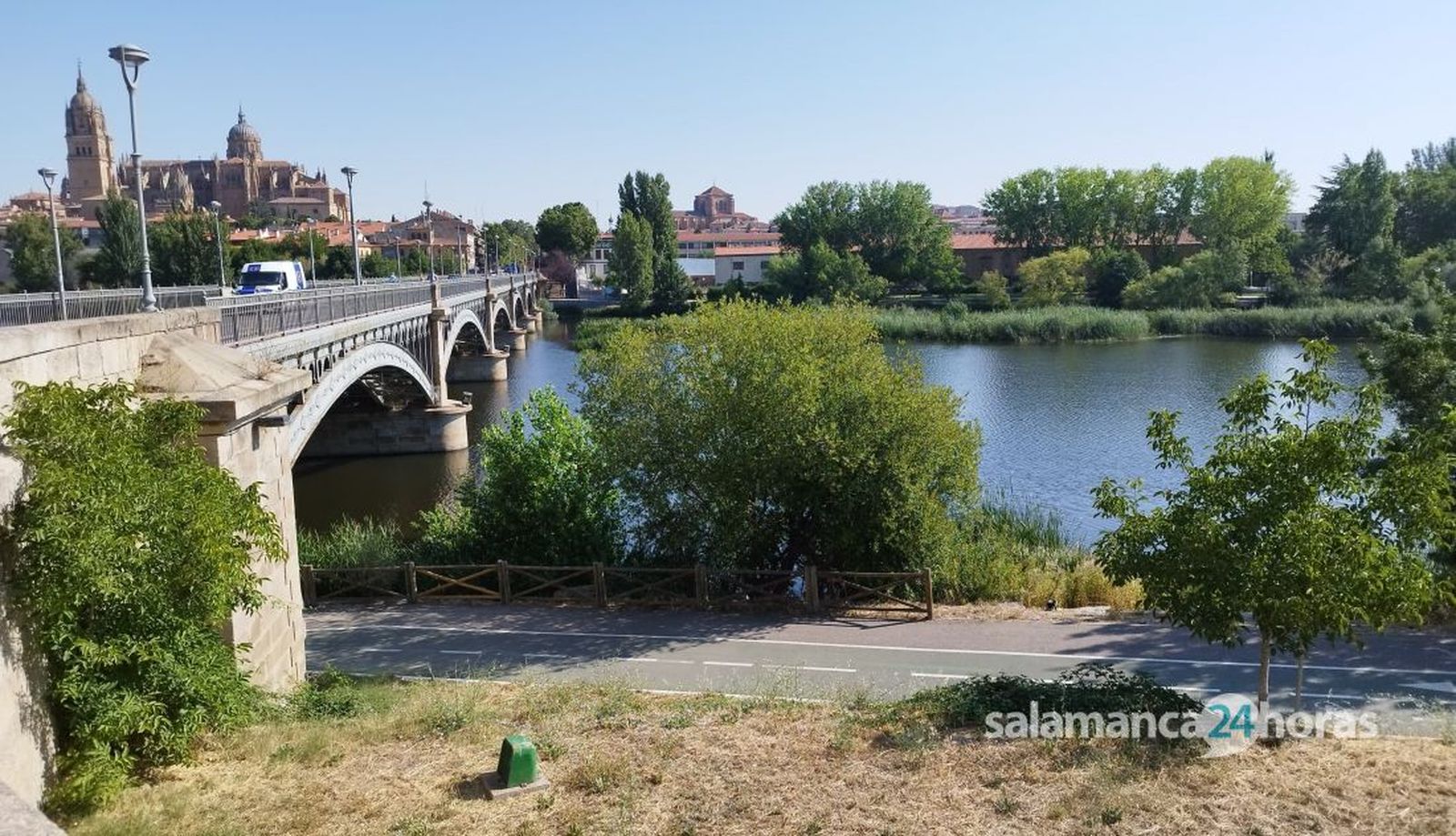Puente Enrique Estevan. Fotos Andrea M. Archivo. Salamanca24horas