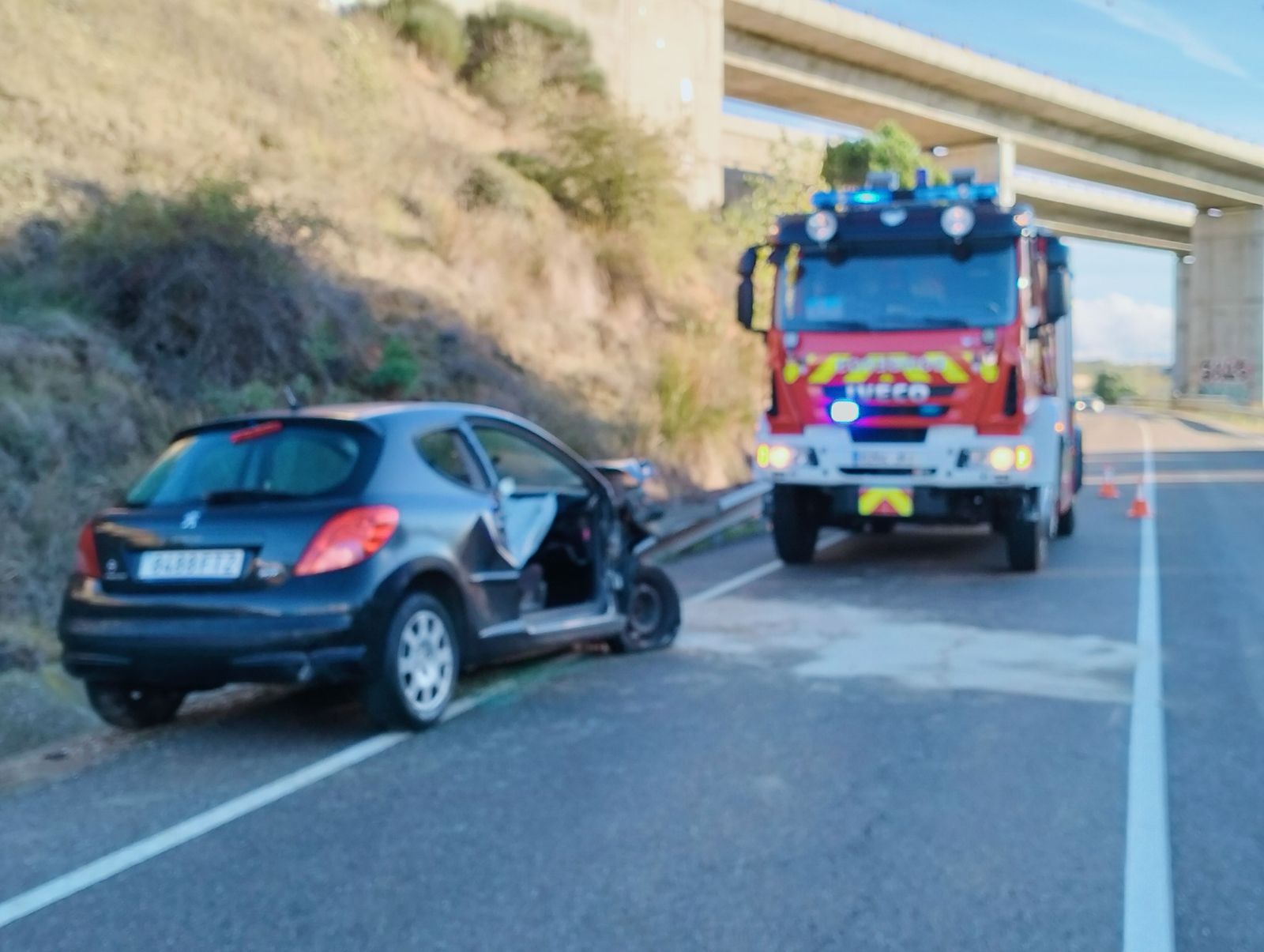 Accidente mortal en la carretera de La Hiniesta