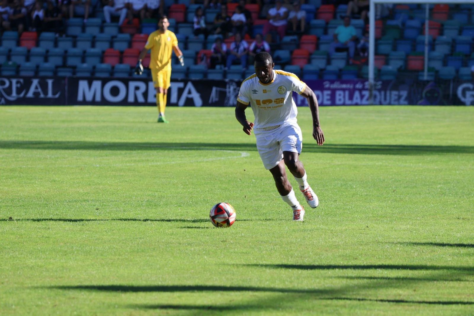 Souley, ante el Laguna | FOTO ANDREA MATEOS