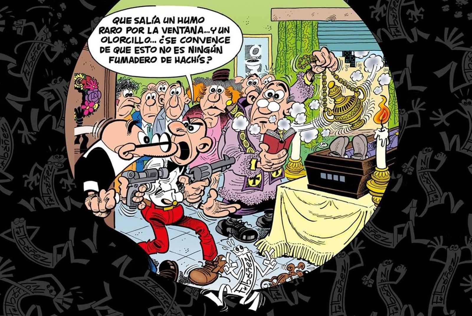 Viñeta de cómic de Mortadelo y Filemón