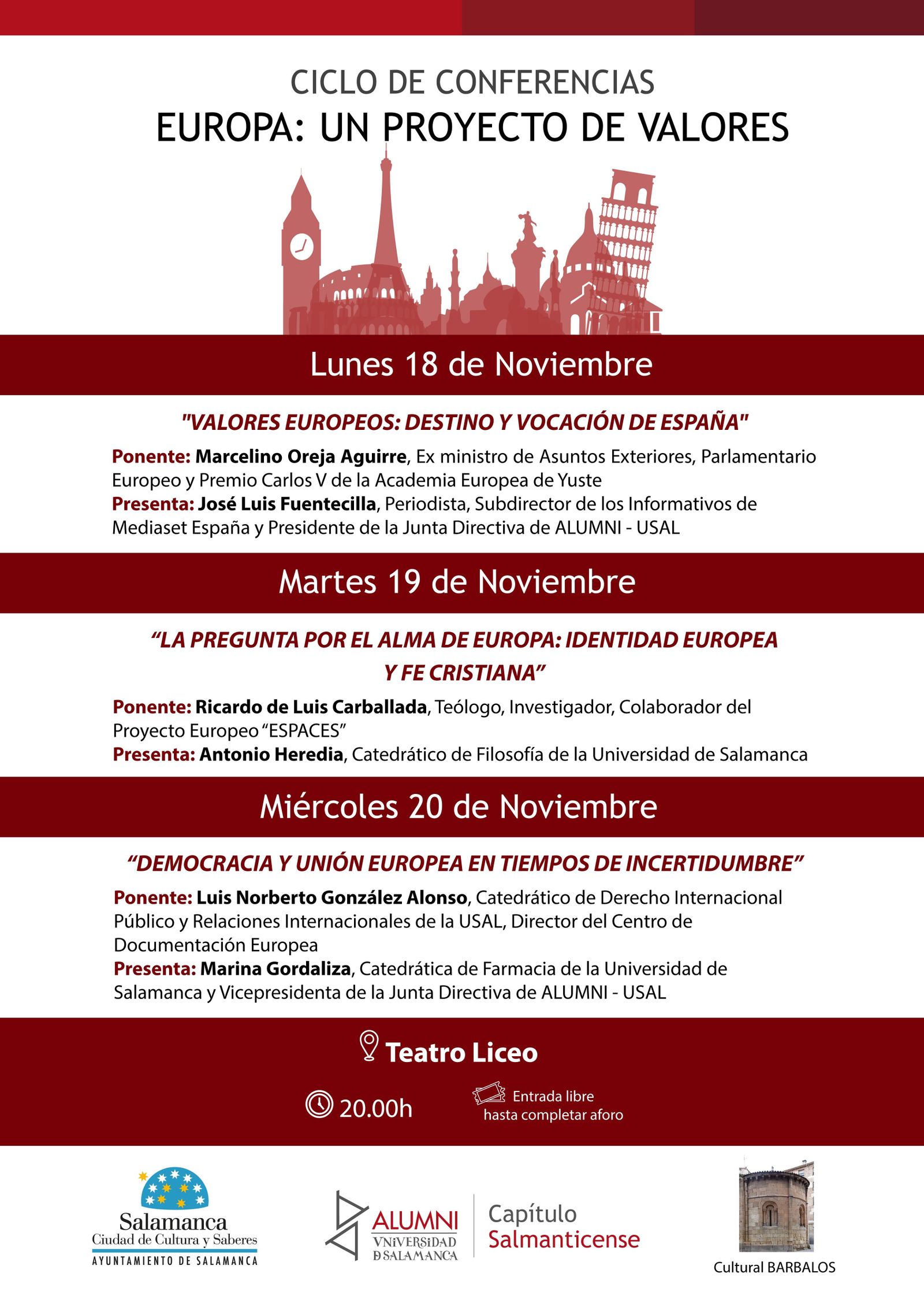 Cartel ciclo conferencias alumni