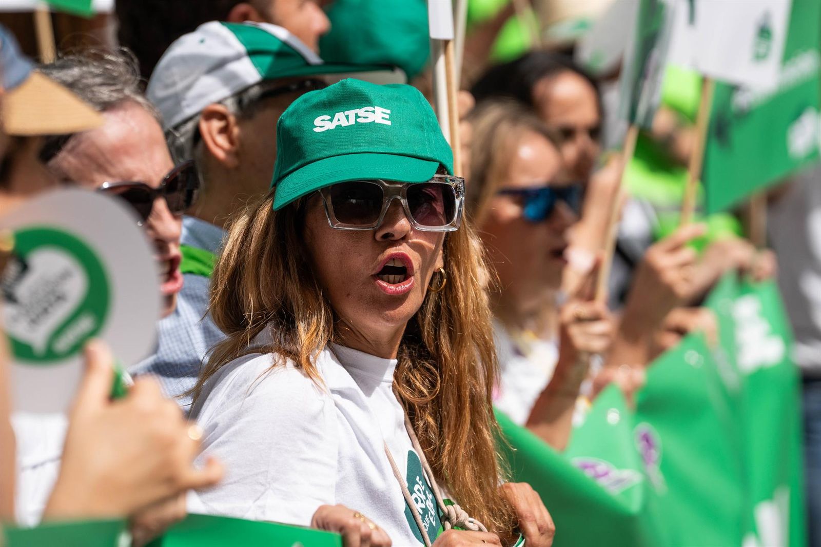 Imagen de archivo de una manifestación de SATSE   Matias Chiofalo   Europa Press   Archivo