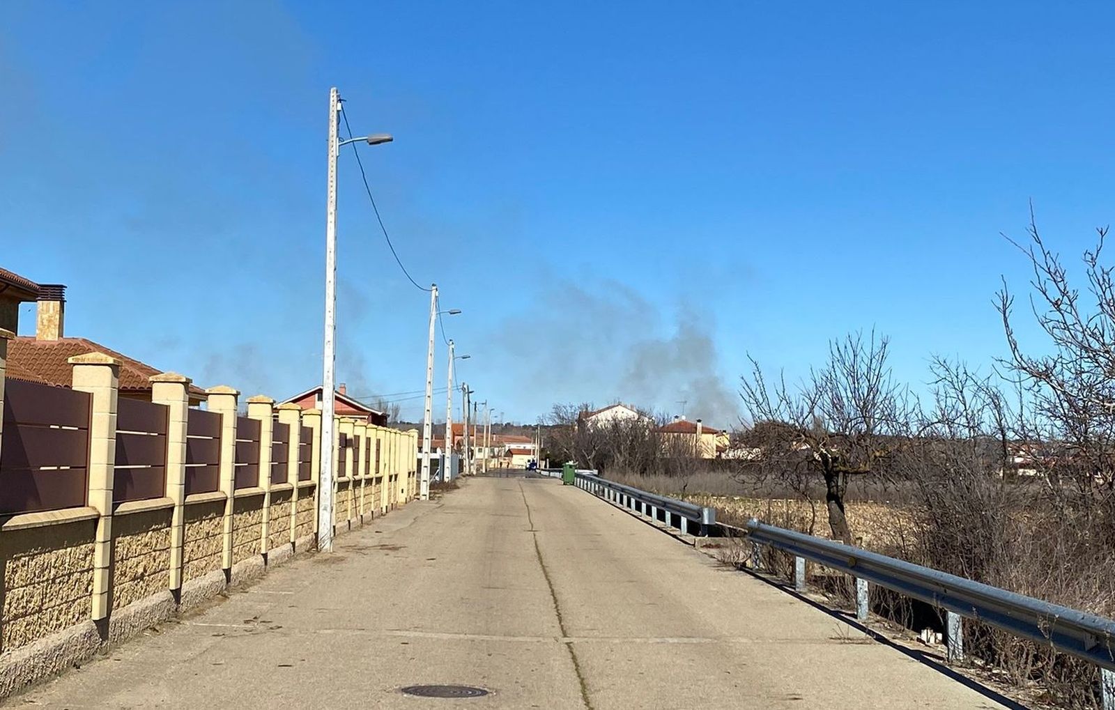 Fuego en Santa Croya de Tera